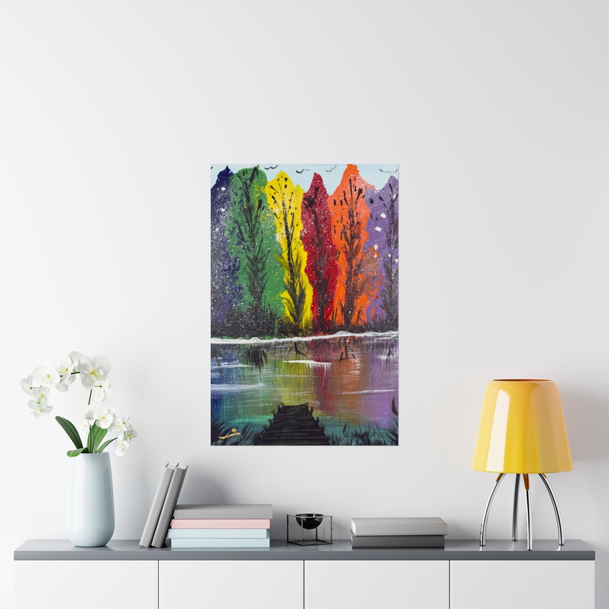 Autumn Winter Satin Poster