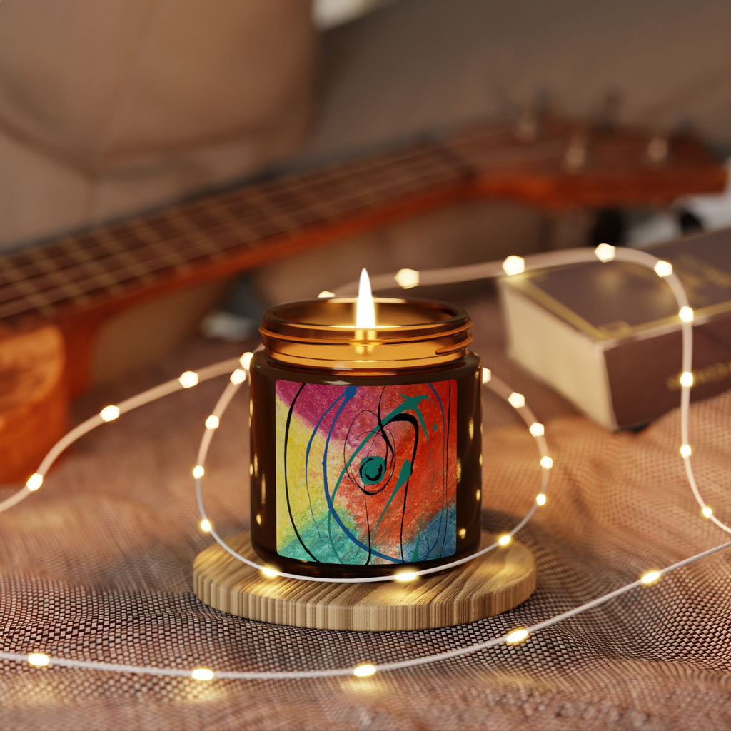 Orbit of Color  Soy Candle Amber Jar (Multi-Size)