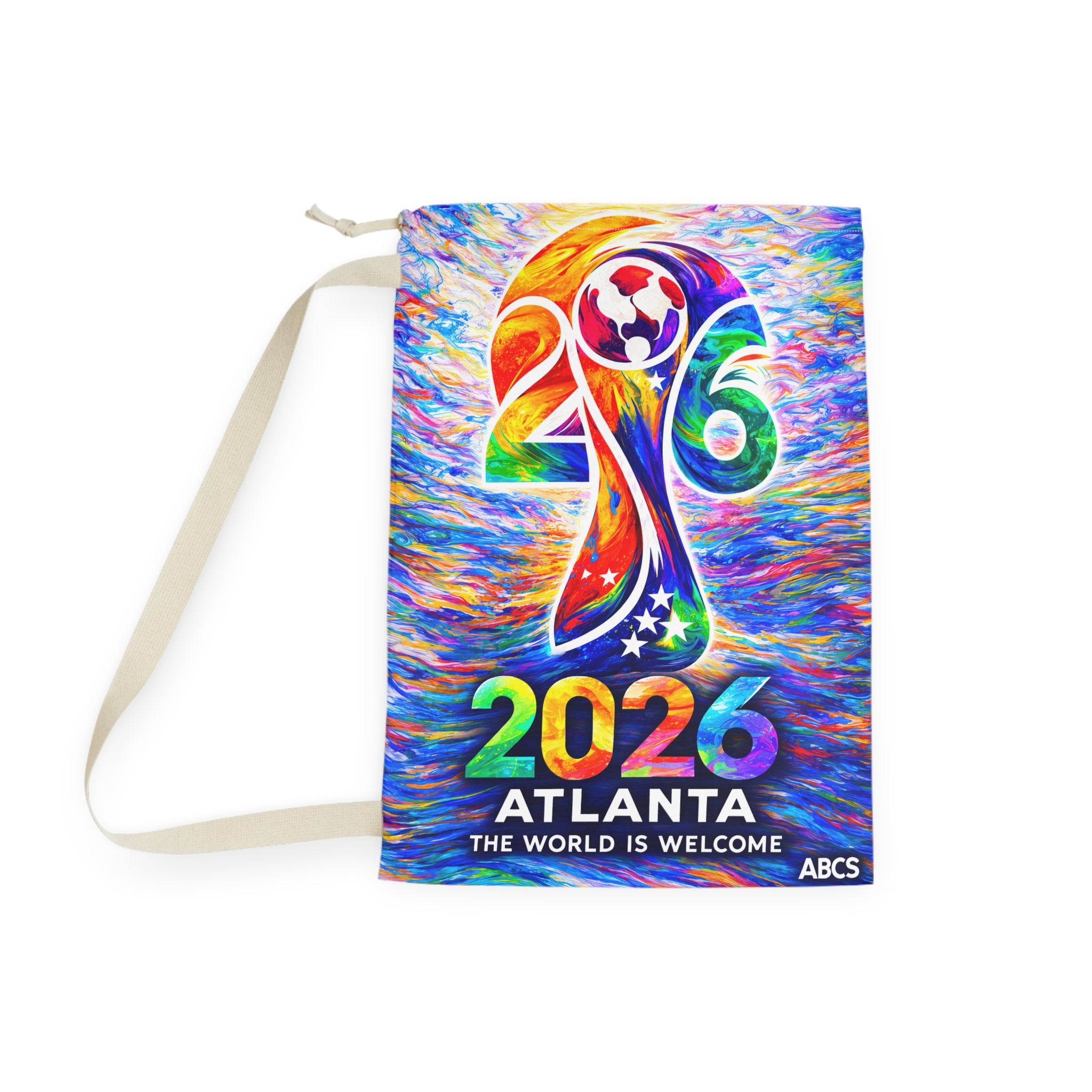 2026 Atlanta "The World Is Welcome" Laundry Bag