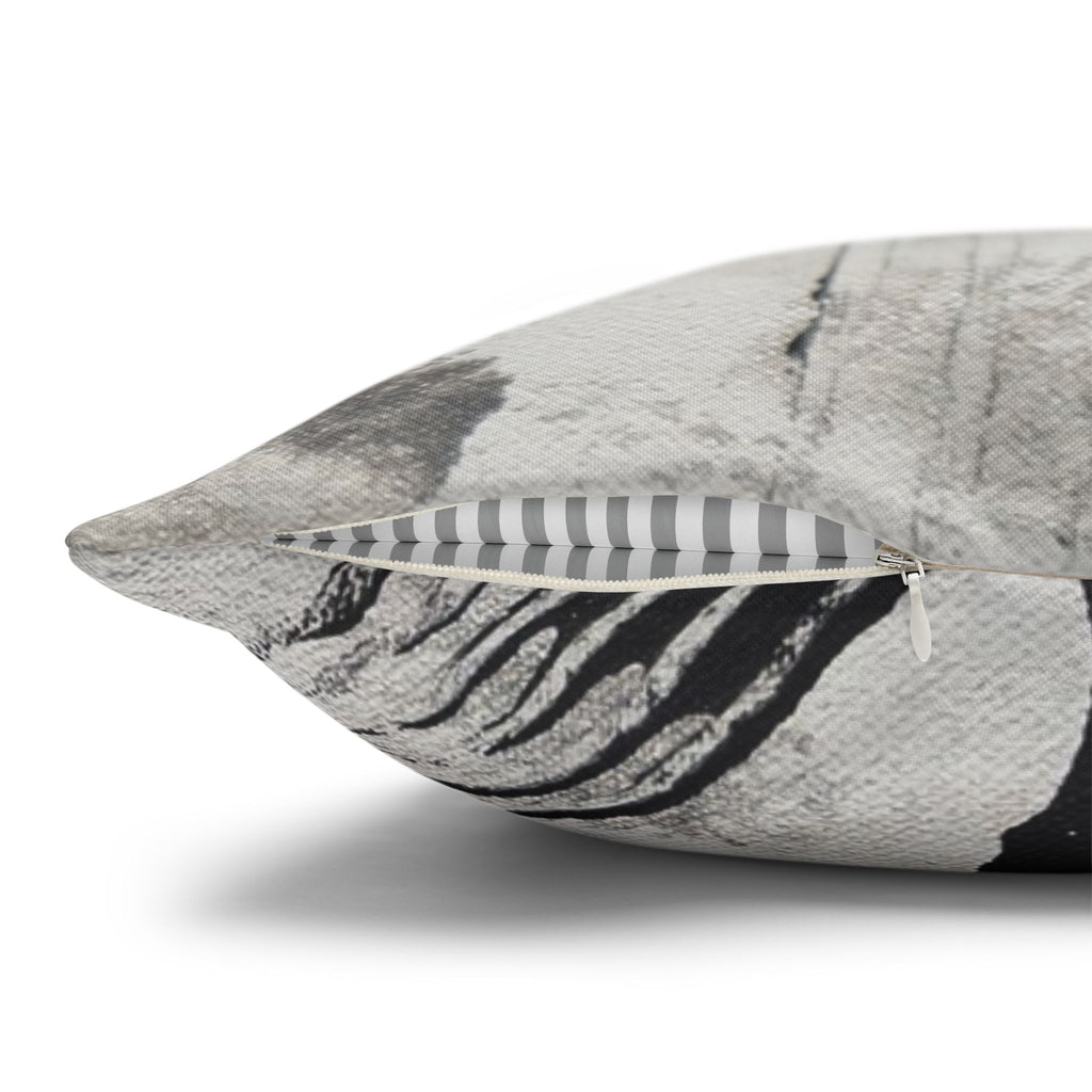 Echoes in Ink Square Pillowcase Cushion Cover