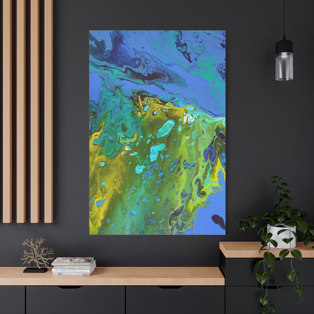 Golden Tides Matte Canvas Print