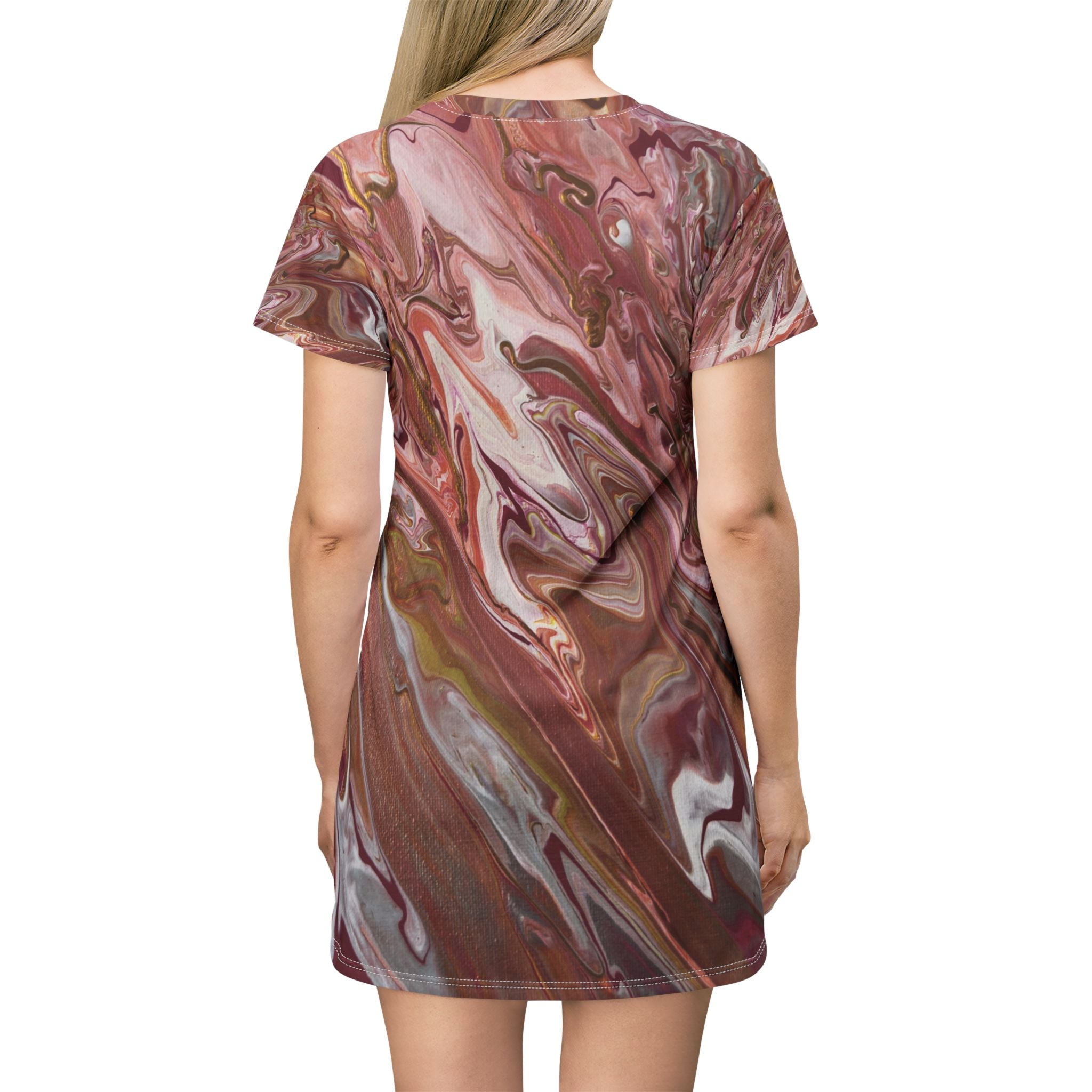 Molten Bloom T-Shirt Dress