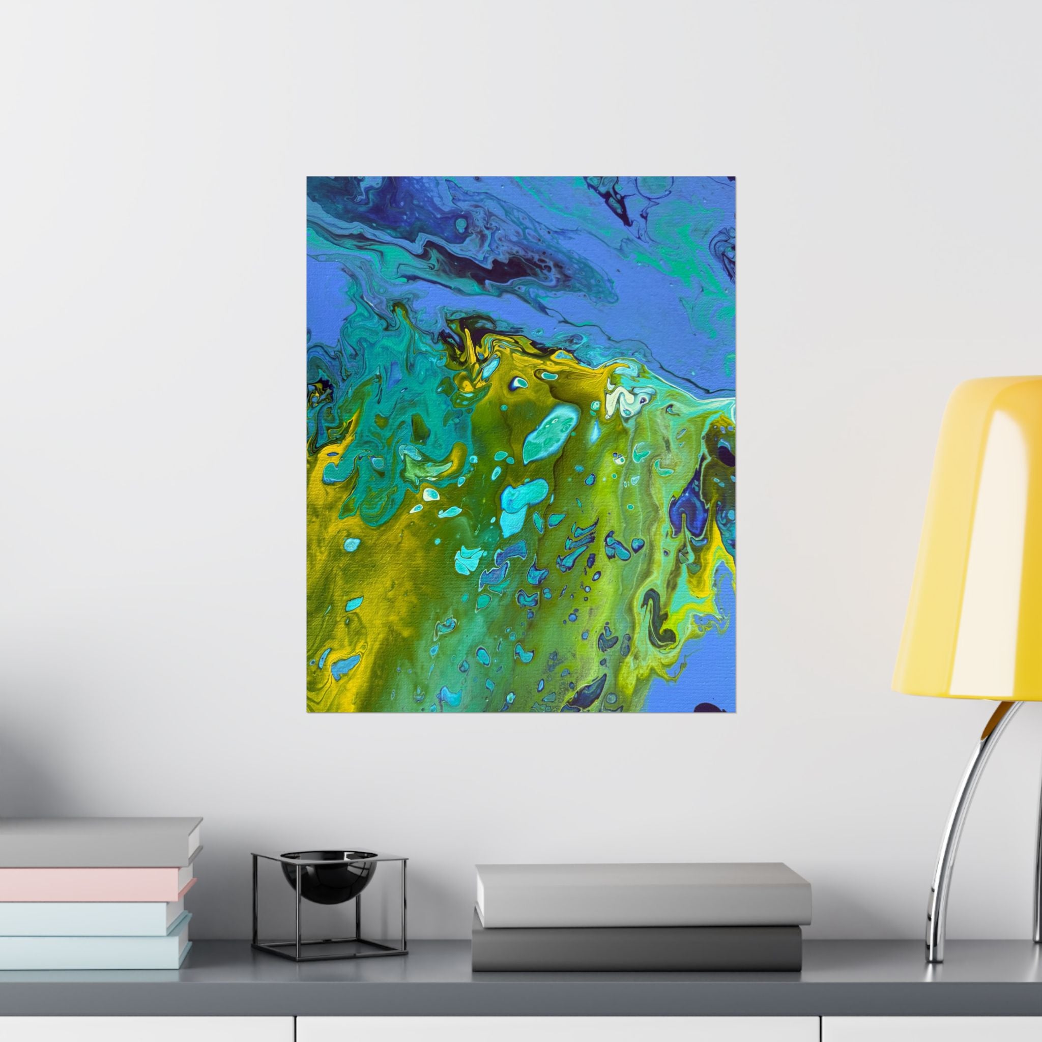 Lava Rolls Satin Poster