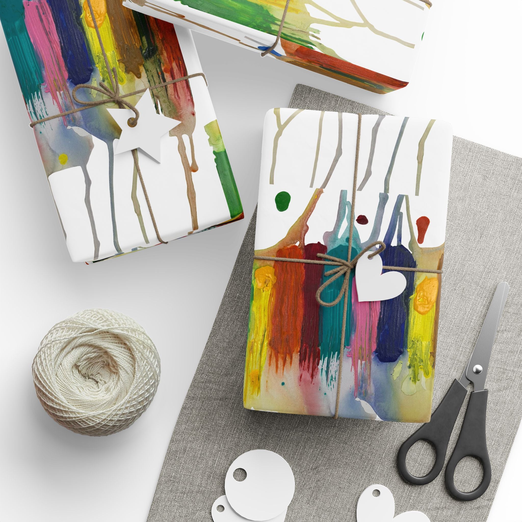 Crazy Brush Stroke Wrapping Paper