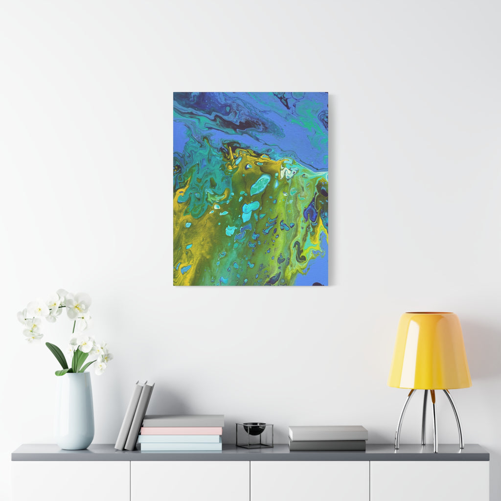 Golden Tides Matte Canvas Print