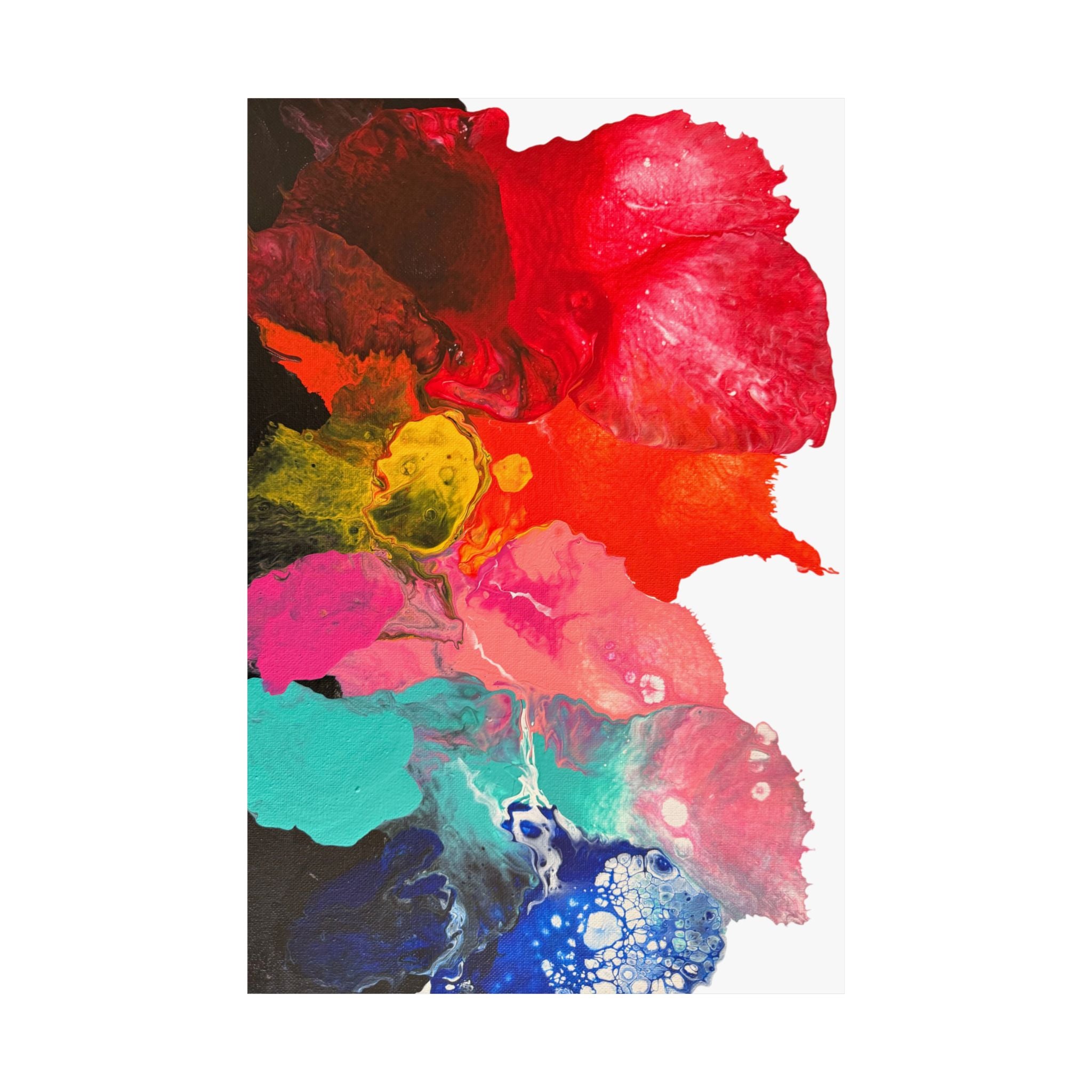 Radiant Ocean  Satin Poster