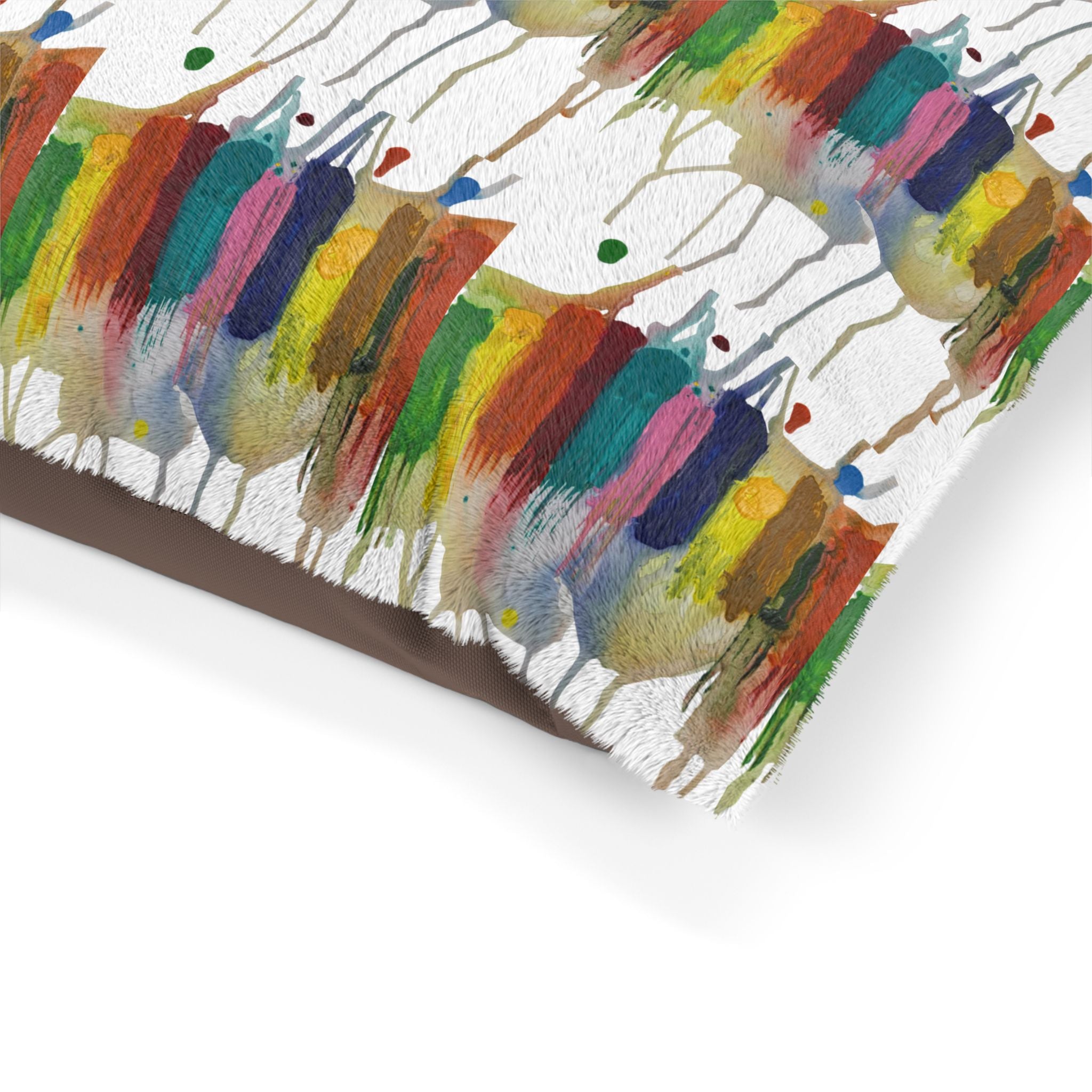 Crazy Brush Stroke Pet Bed