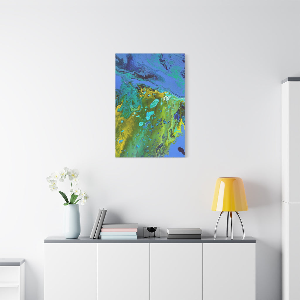 Golden Tides Matte Canvas Print