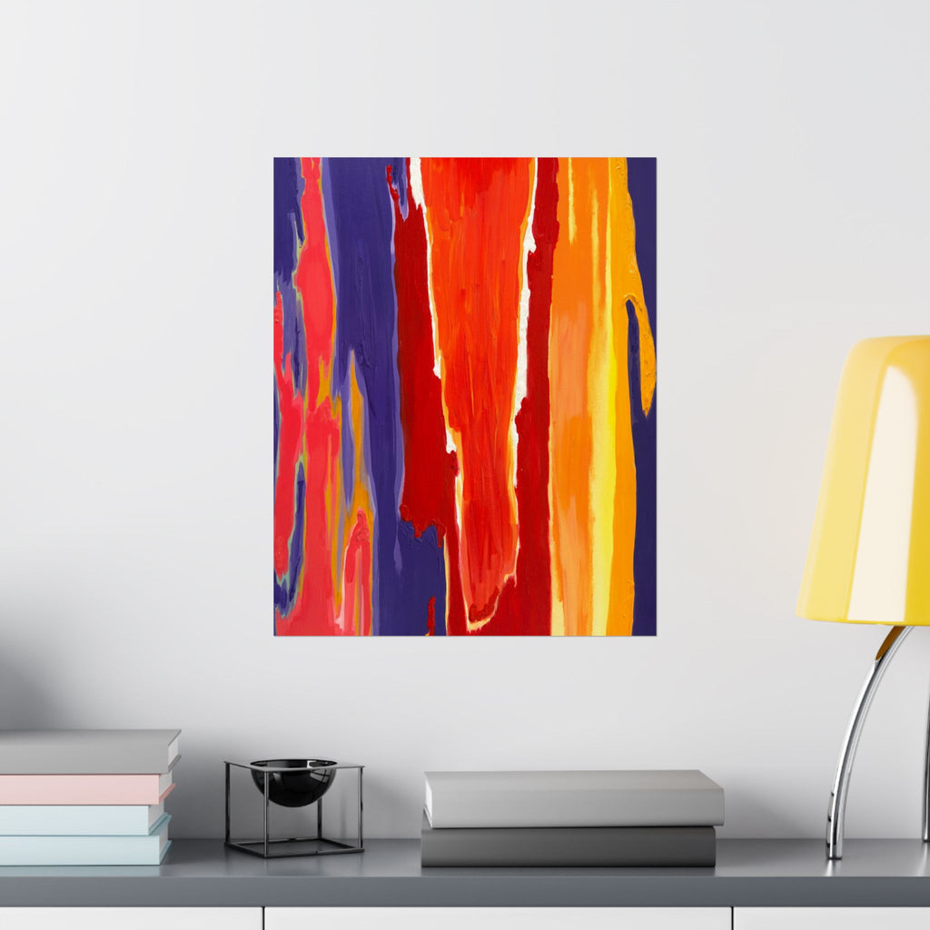 Solar Tide Satin Poster