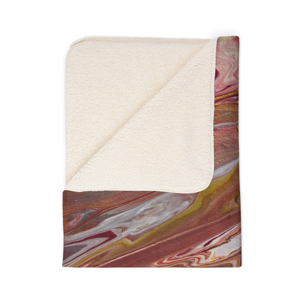 Molten Bloom Fleece Throw