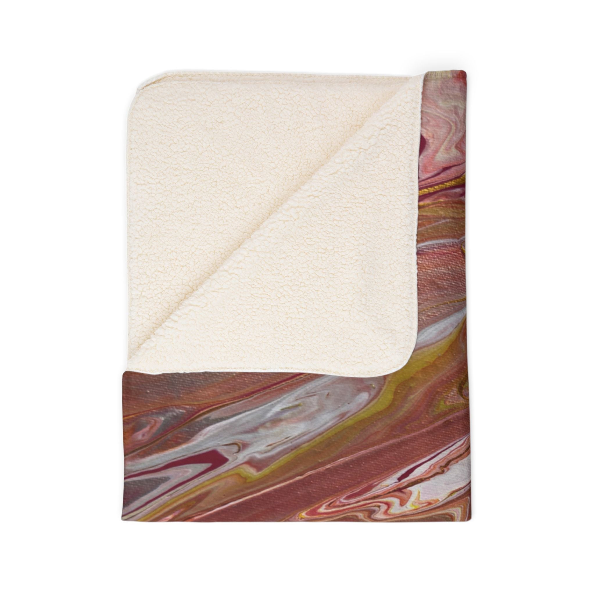 Molten Bloom Fleece Throw