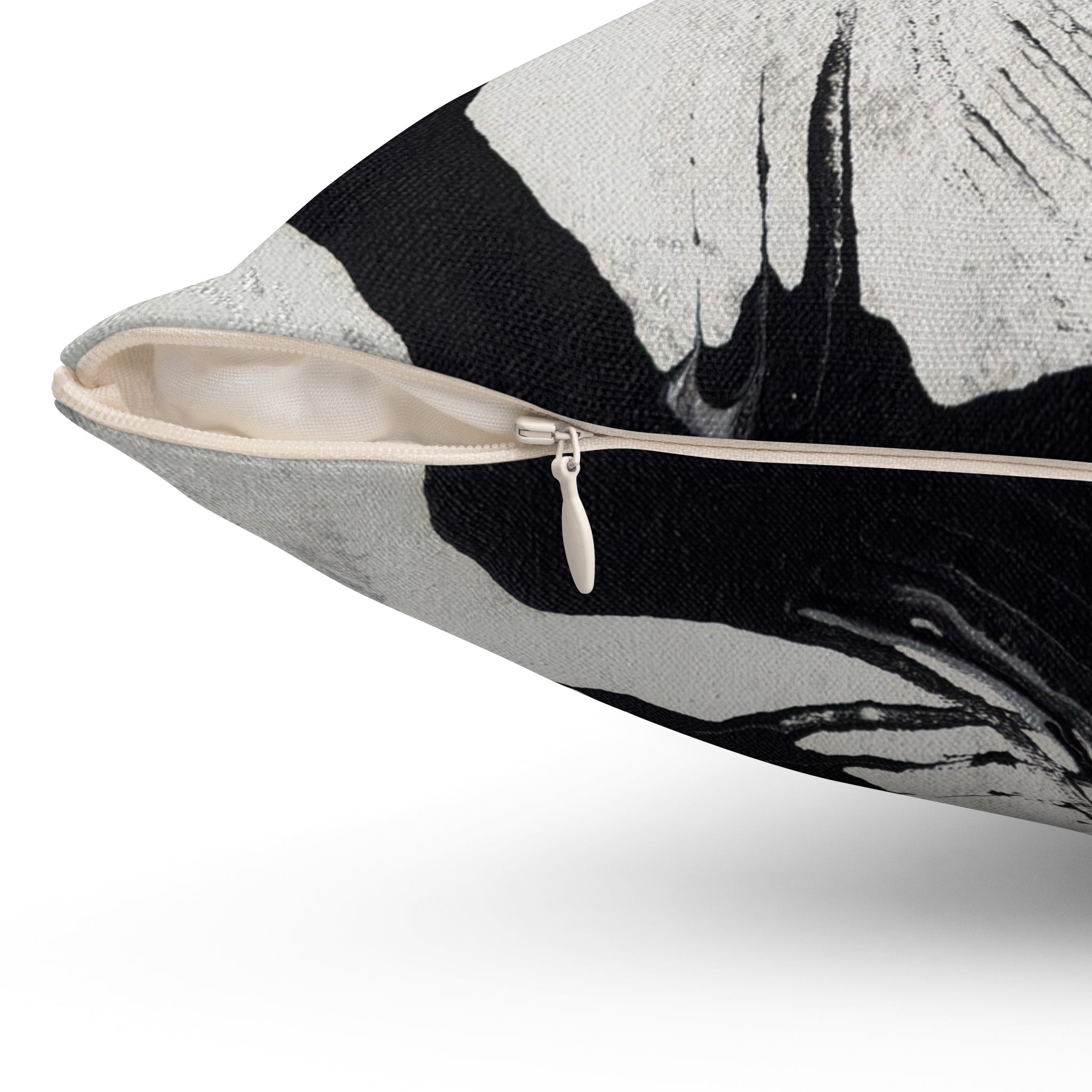 Echoes in Ink Modern Minimalist Decorative Throw Pillow