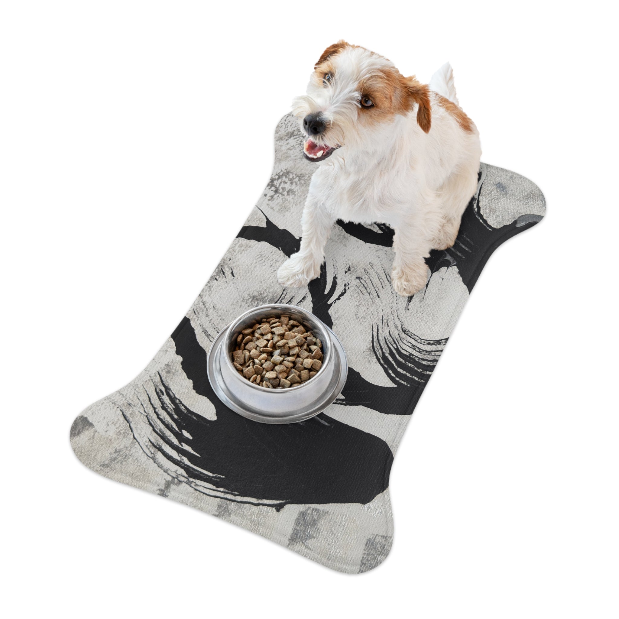 Echoes in Ink Non Slip Placemat for Dogs & Cats