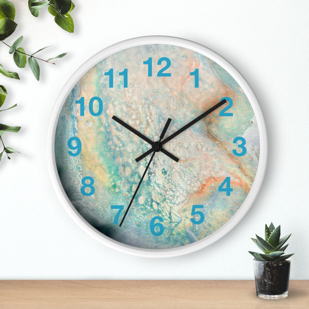 Coastal Dreams Wall Clock Home Décor