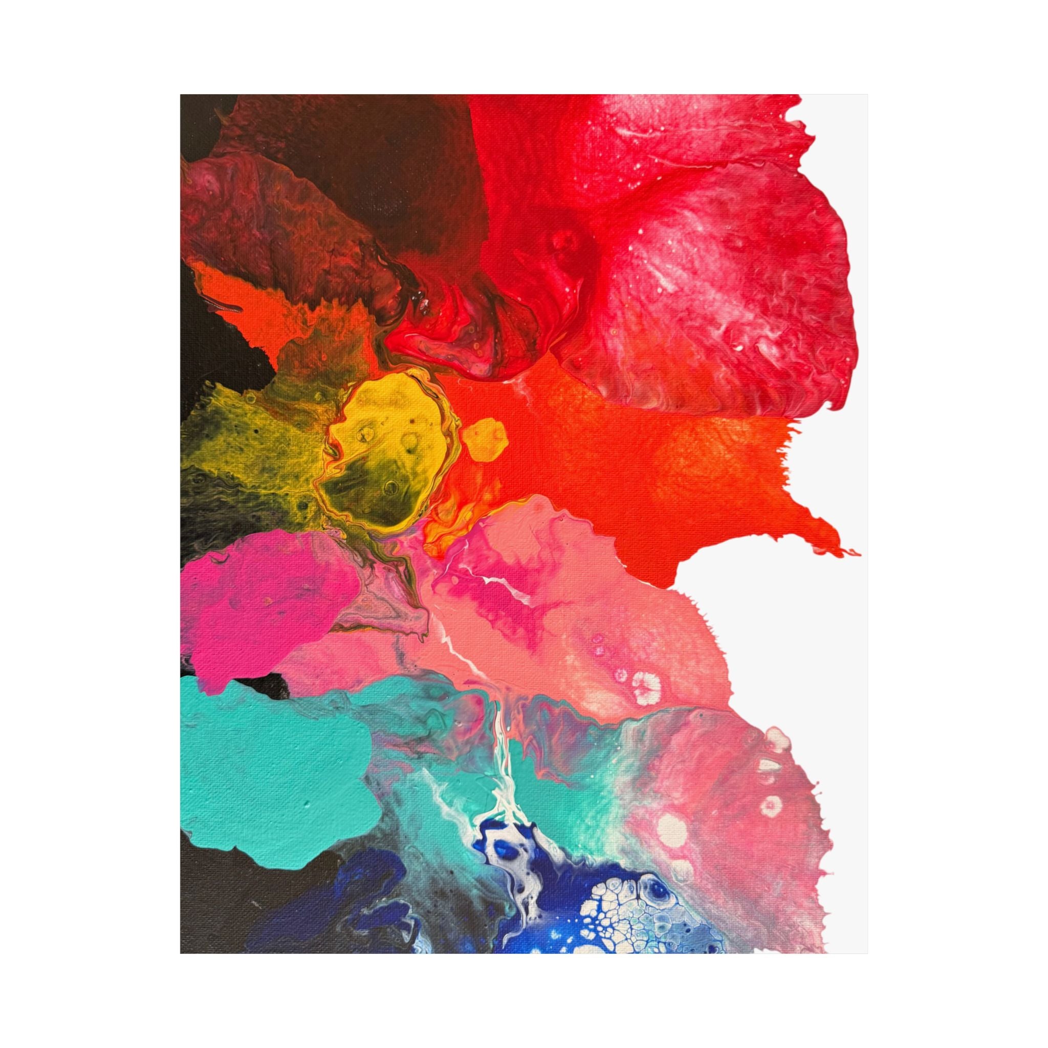 Radiant Ocean  Satin Poster