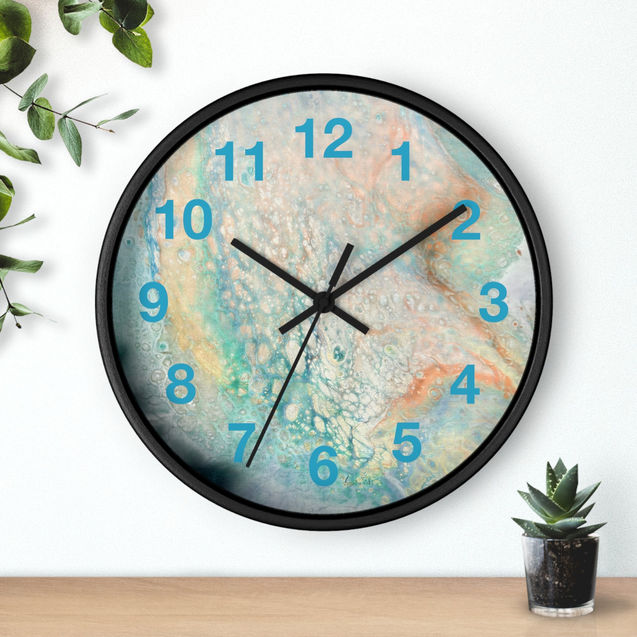 Coastal Dreams Wall Clock Home Décor