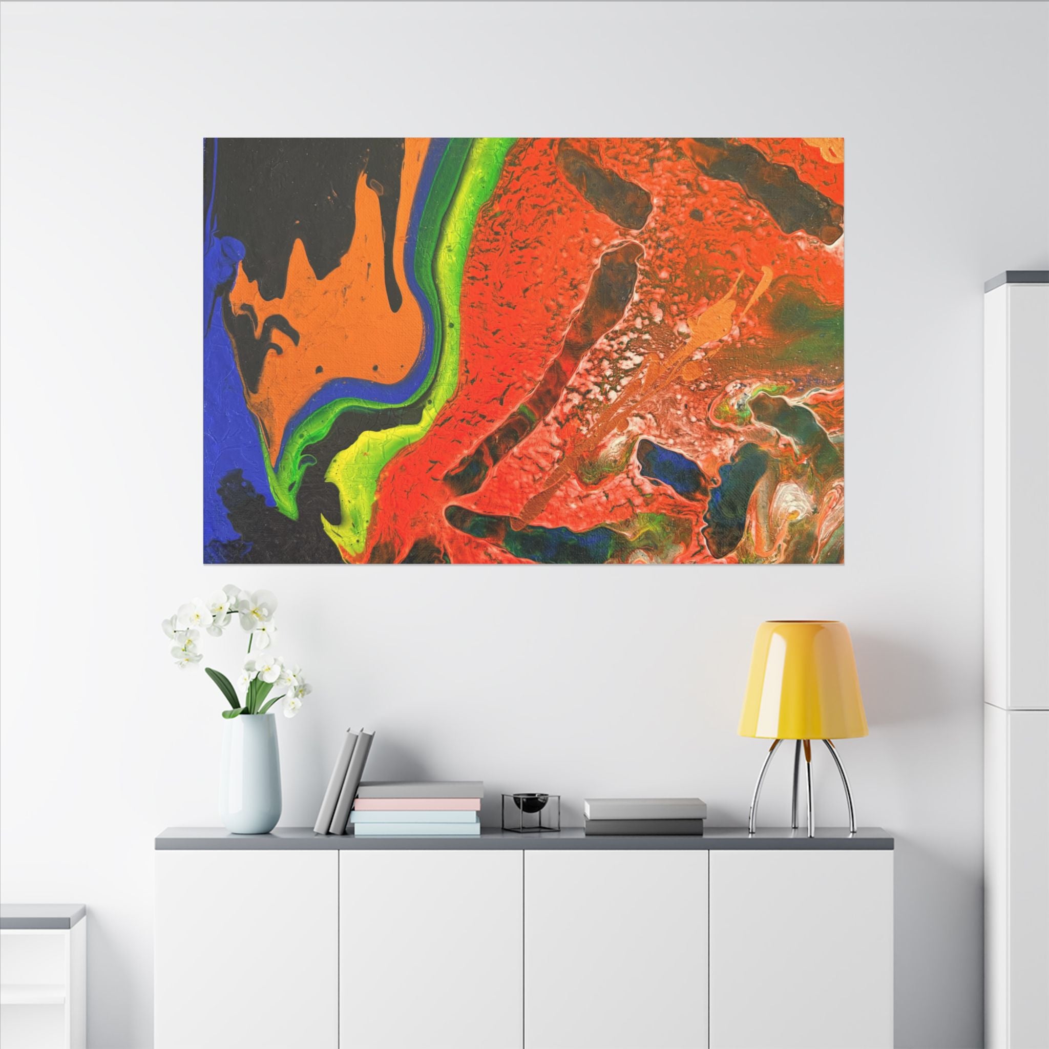 Sunset Ocean Canvas Matte