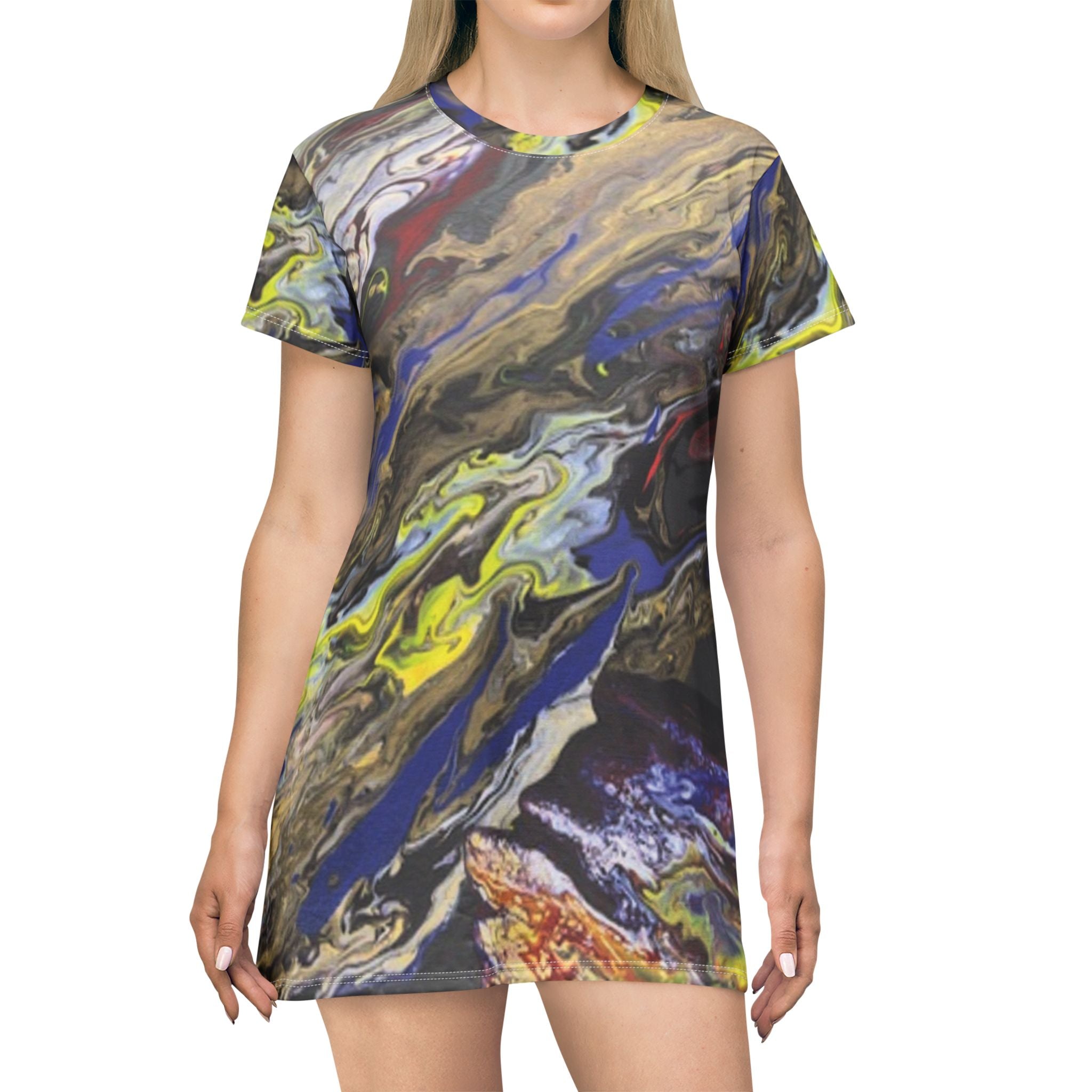 Stormy Ocean T-Shirt Dress