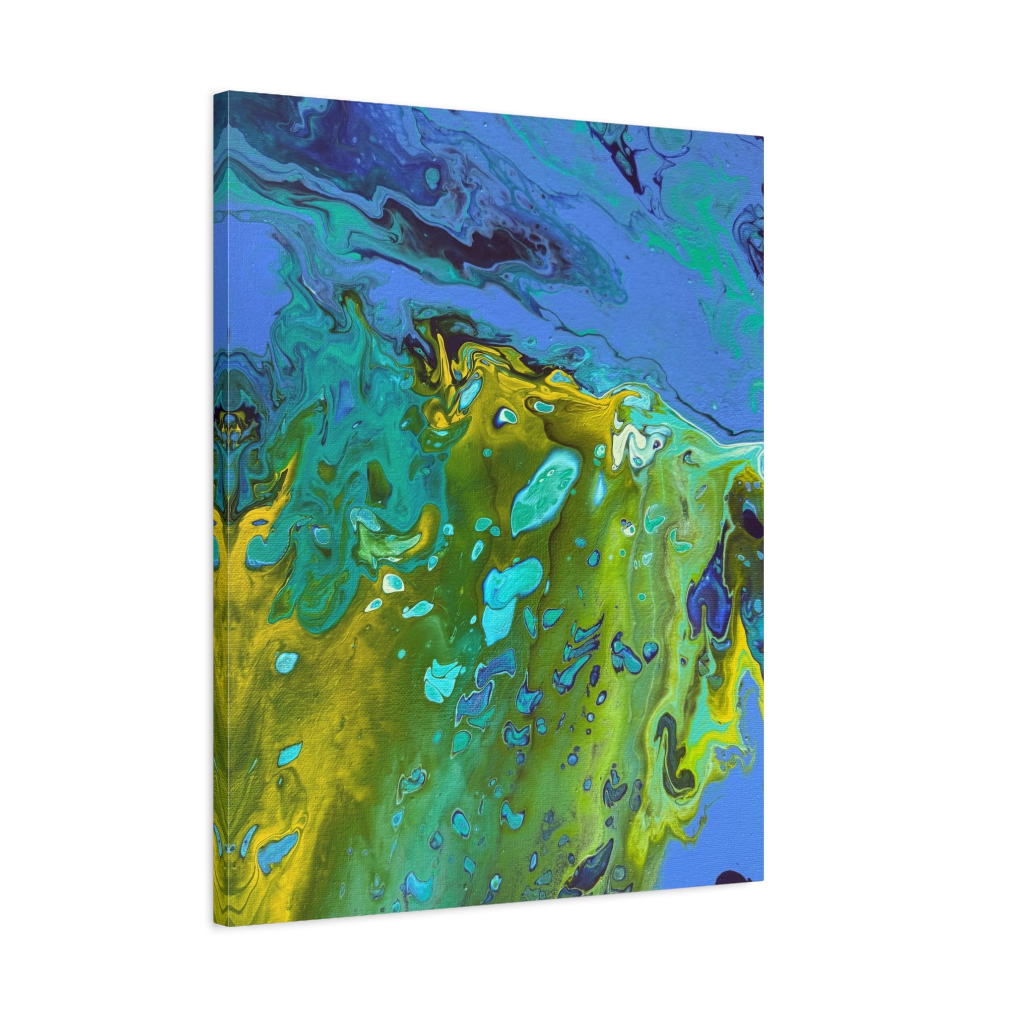 Golden Tides Matte Canvas Print