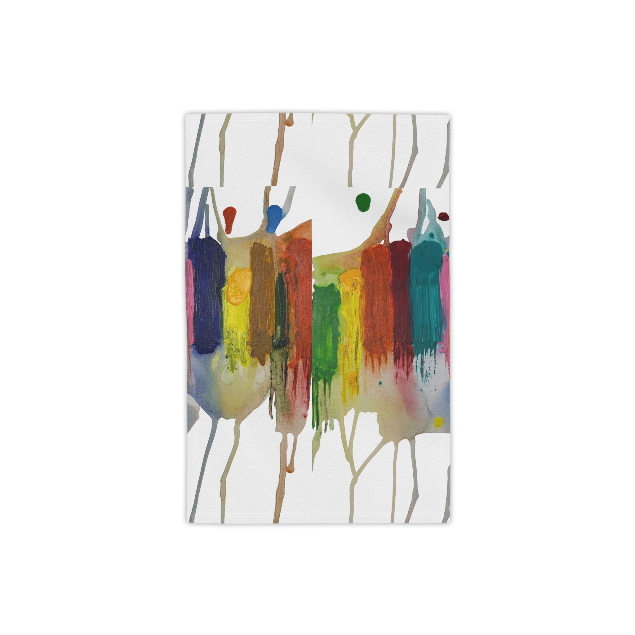 Crazy Brush Stroke Beach Towel