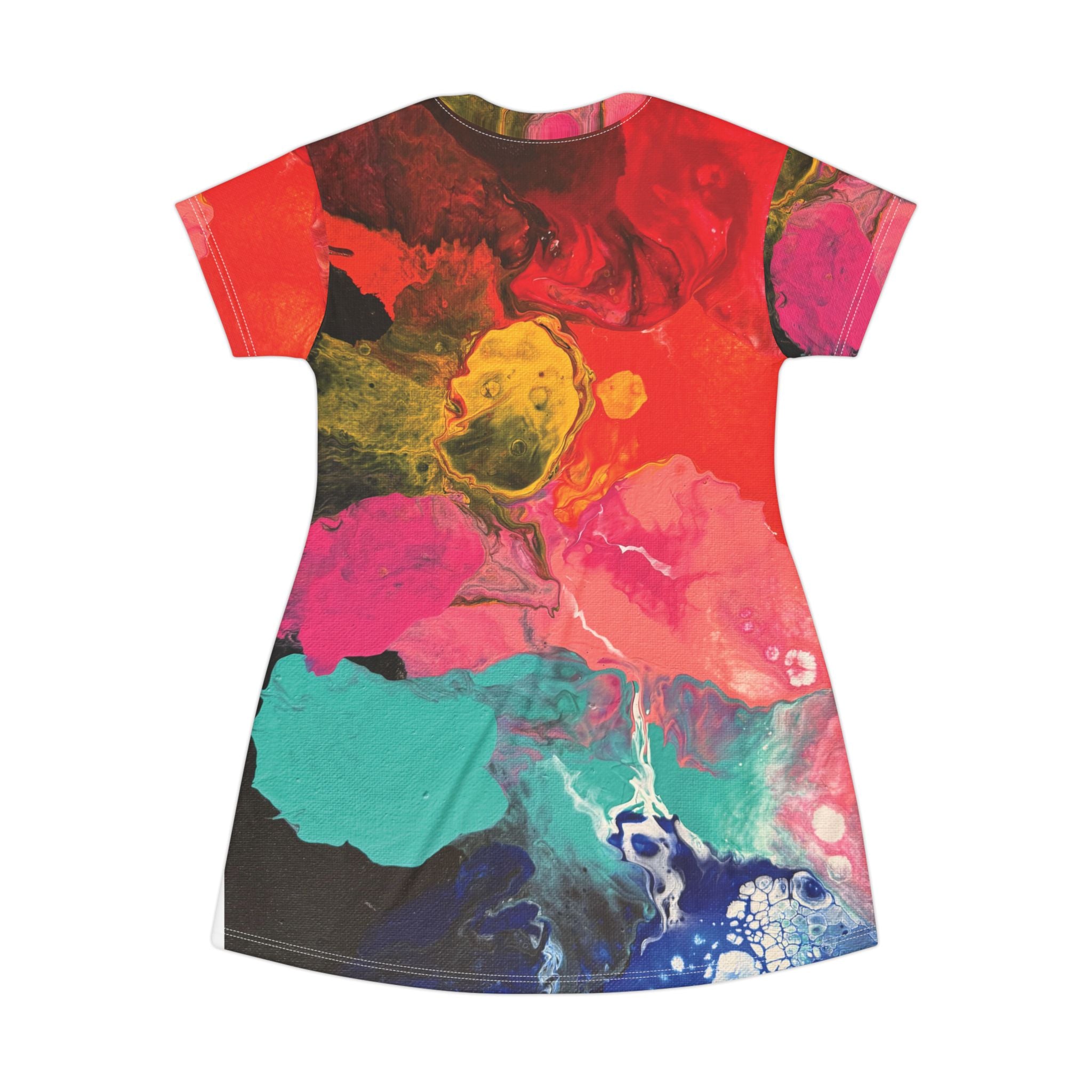 Radiant Ocean T-Shirt Dress