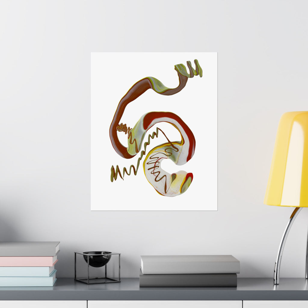 Sculpted Flow Satin Poster