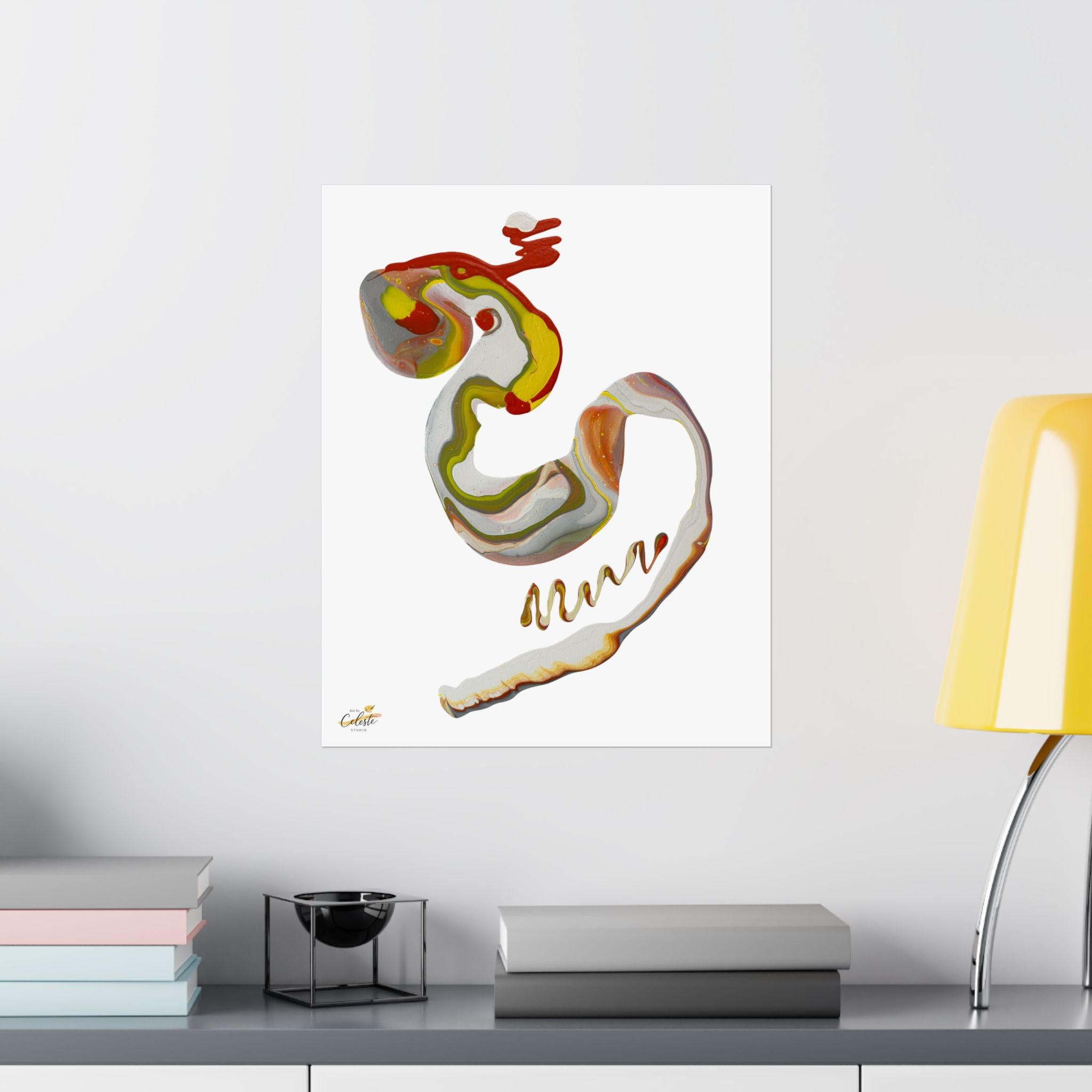 Awakening Form Satin Poster