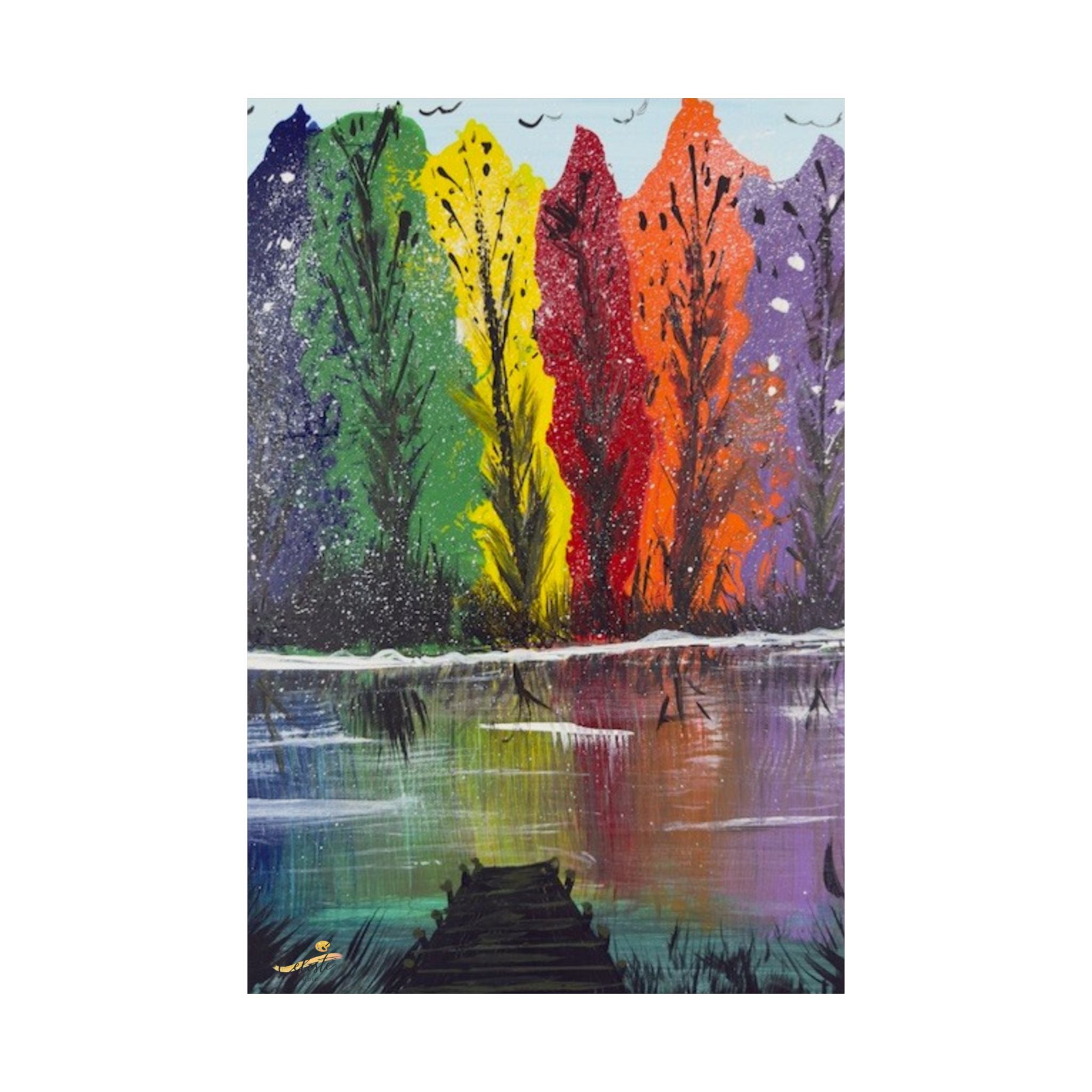 Autumn Winter Satin Poster