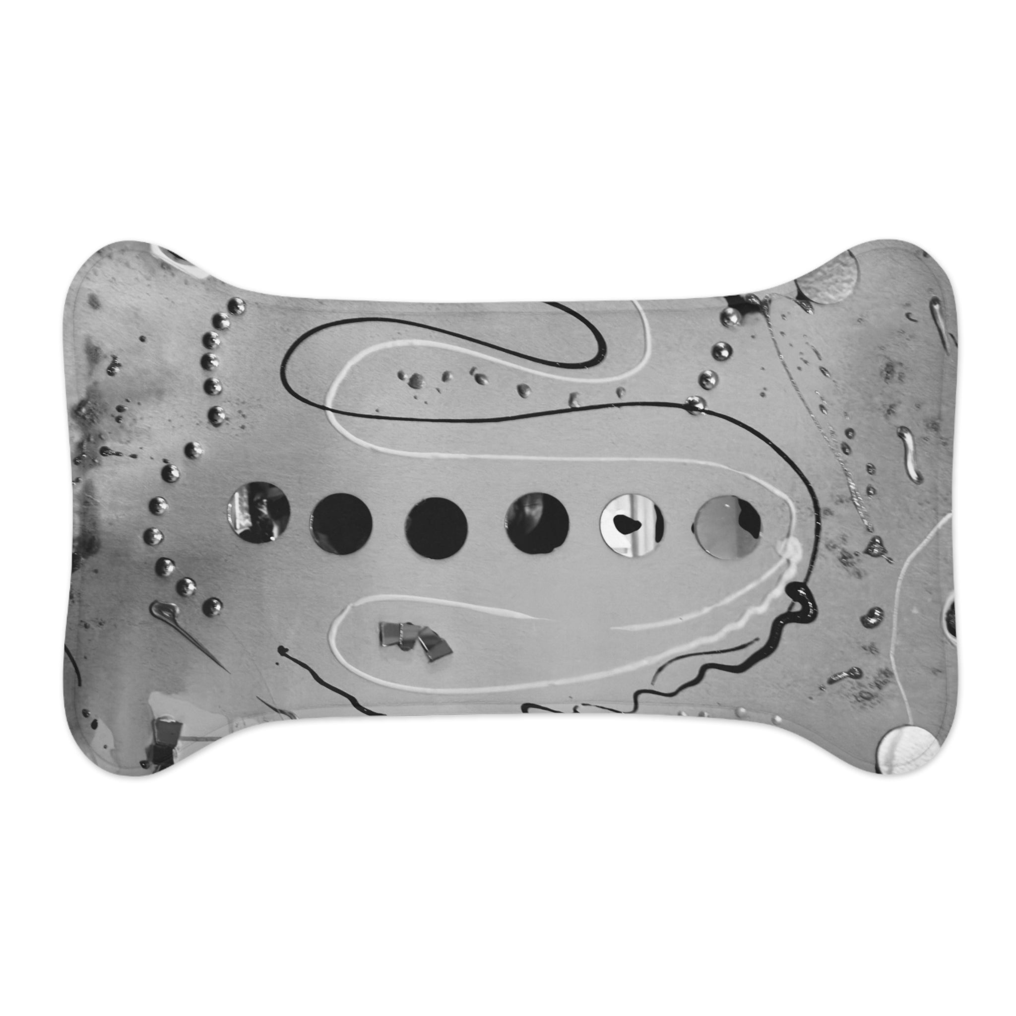 Structured Silence Pet Feeding Non Slip Placemat for Dogs & Cats