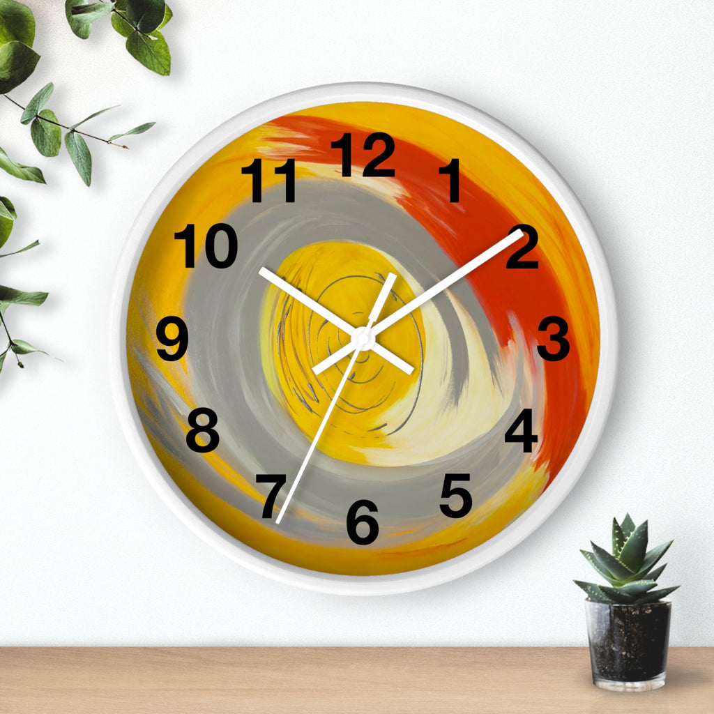 Radiant Orbit Wall Clock Home Décor