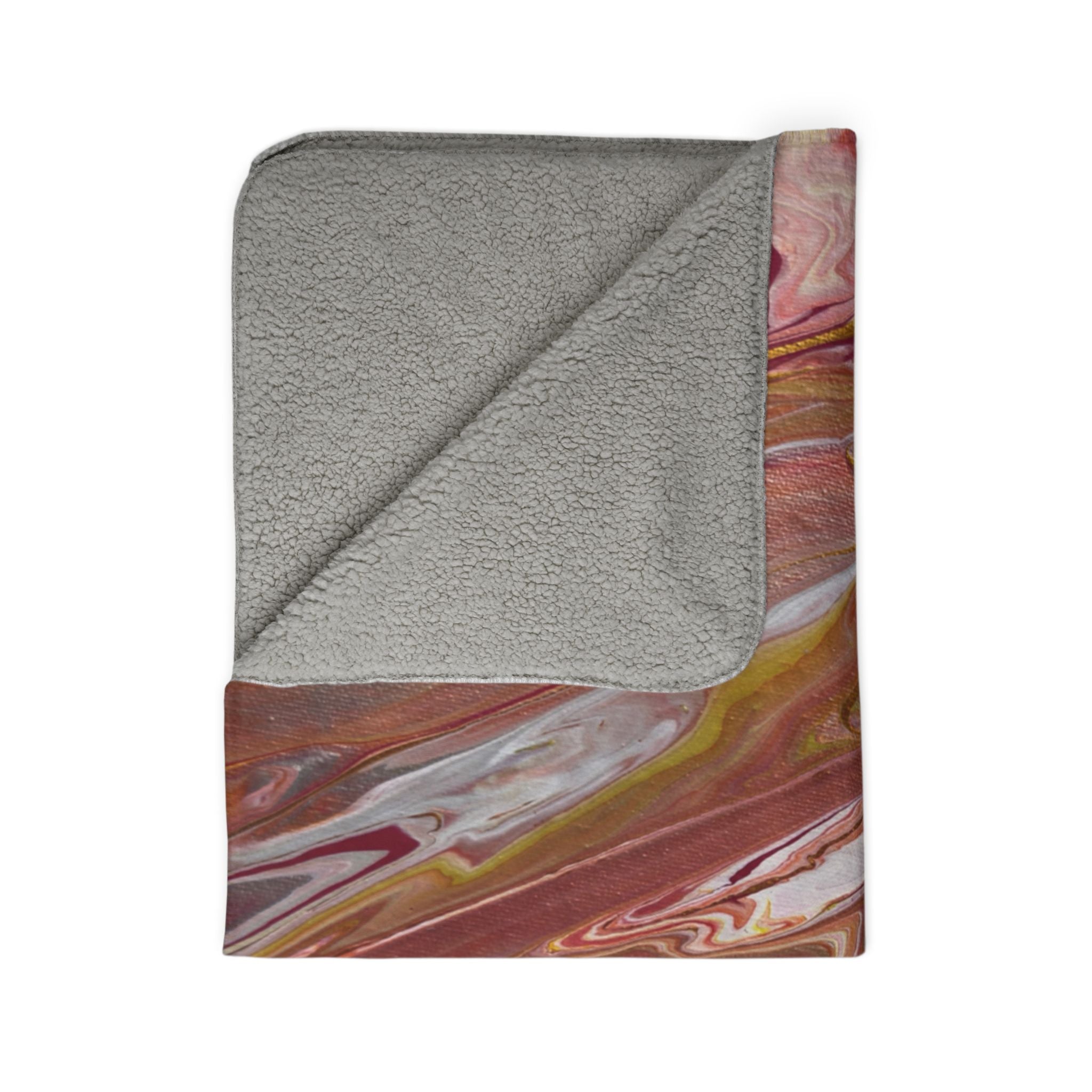 Molten Bloom Fleece Throw