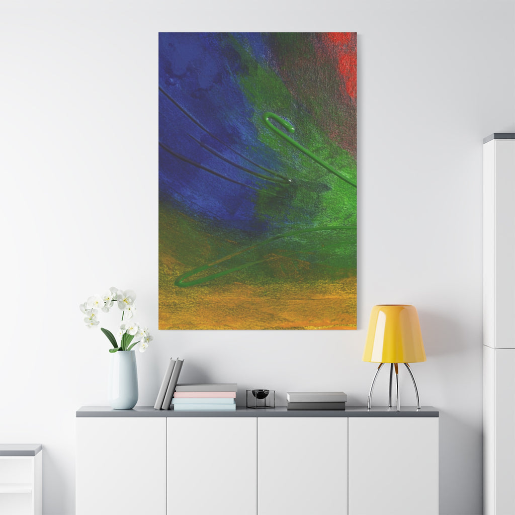 Rising Energy Matte Canvas Print