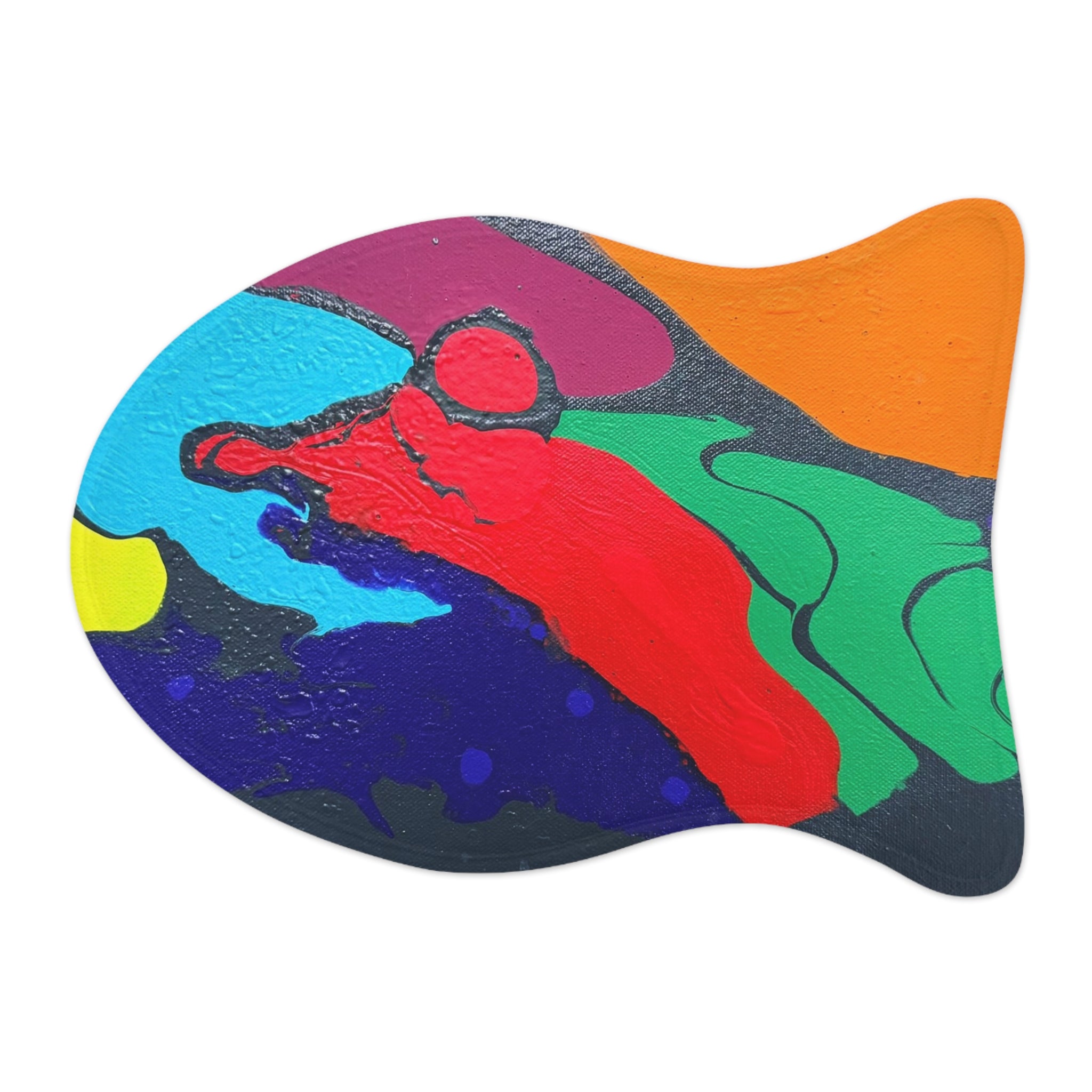 Vivid Awakening Pet Feeding Non Slip Placemat for Dogs & Cats