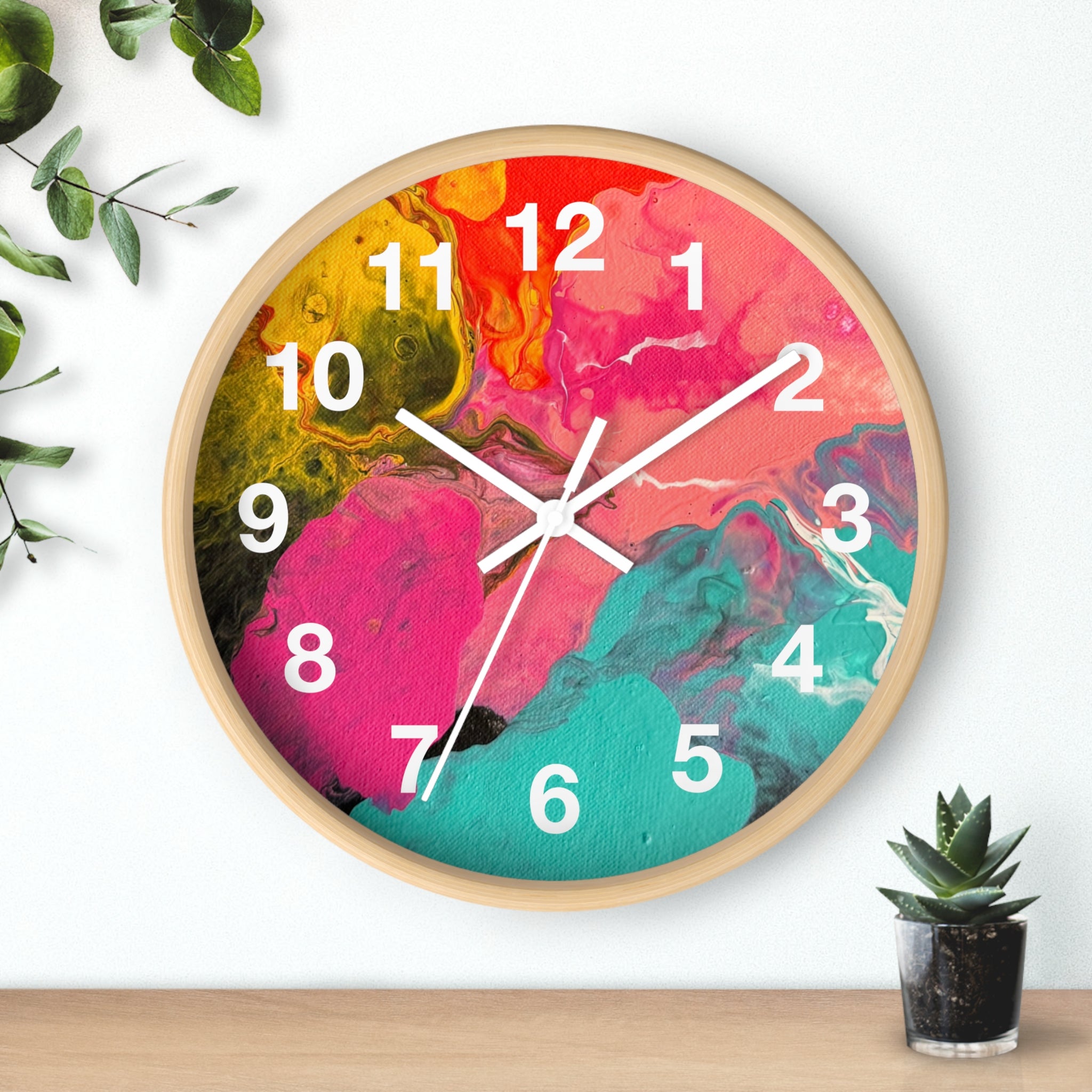 Radiant Ocean Wall Clock Home Décor