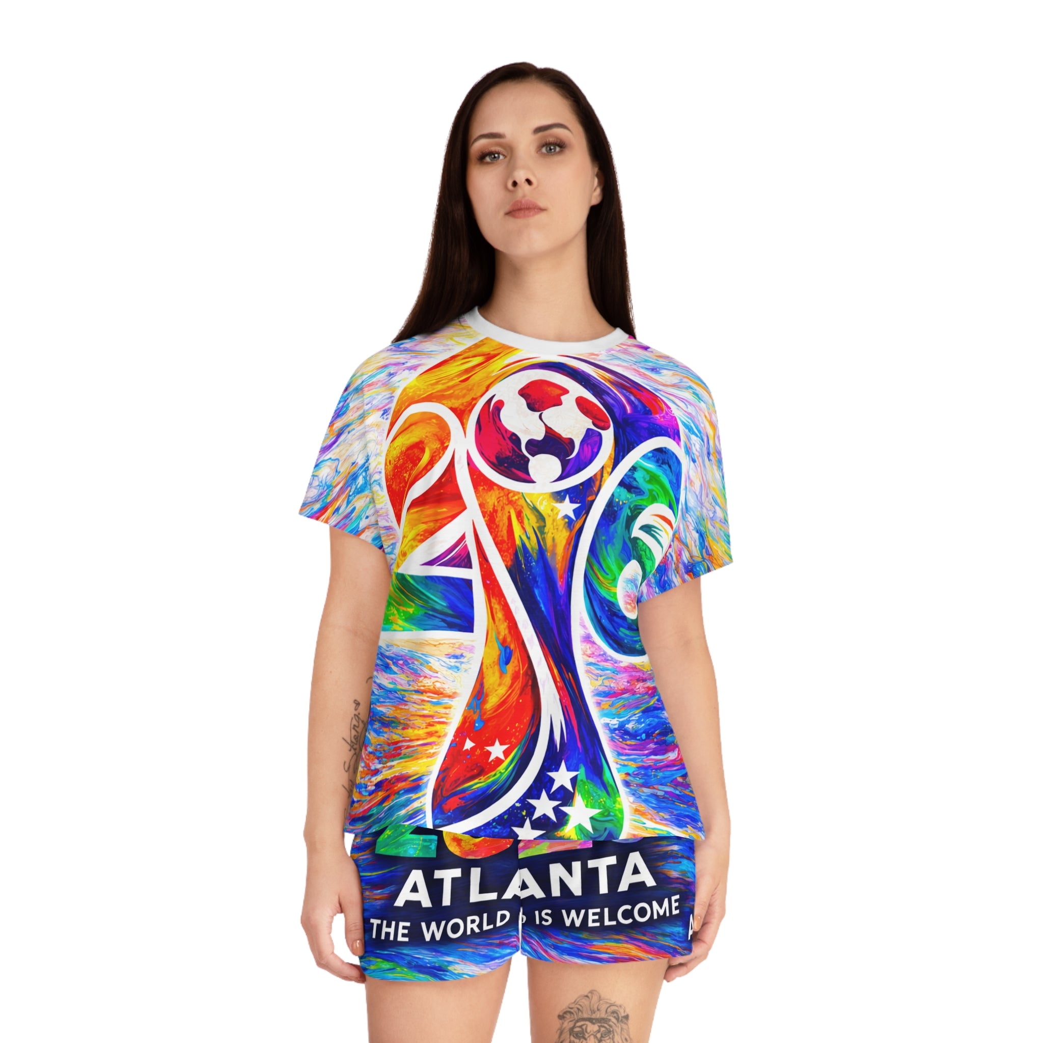 2026 Atlanta "The World Is Welcome" Lounge Set - Bold & Relaxed Style