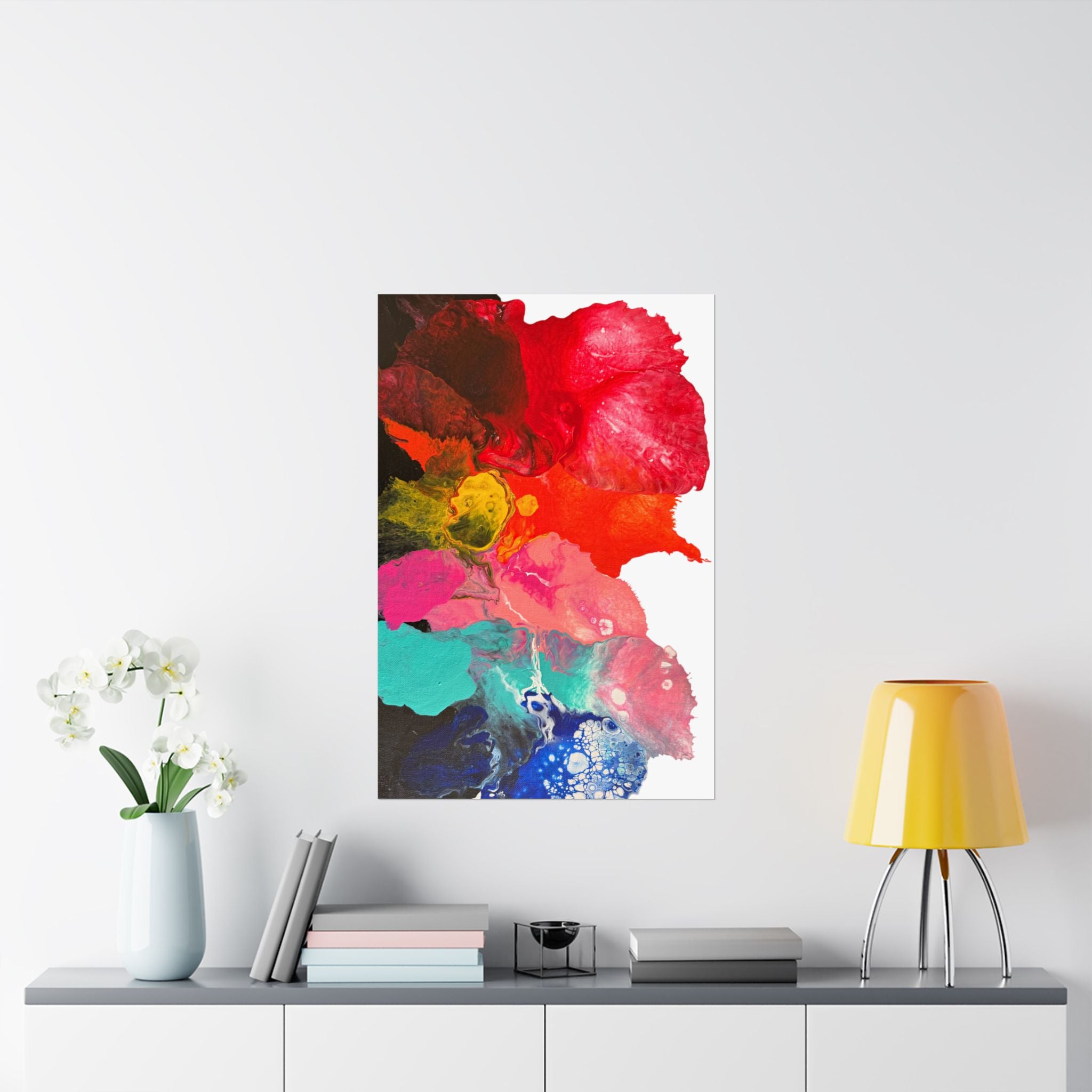 Radiant Ocean  Satin Poster