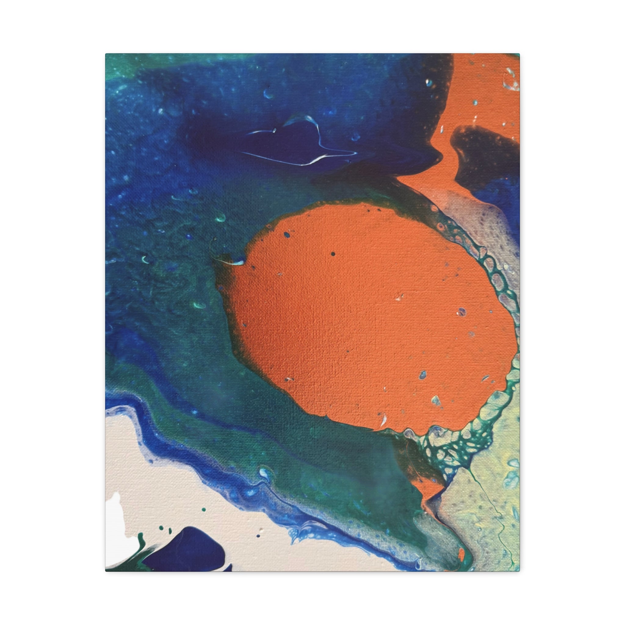 Coral Current Matte Canvas Print