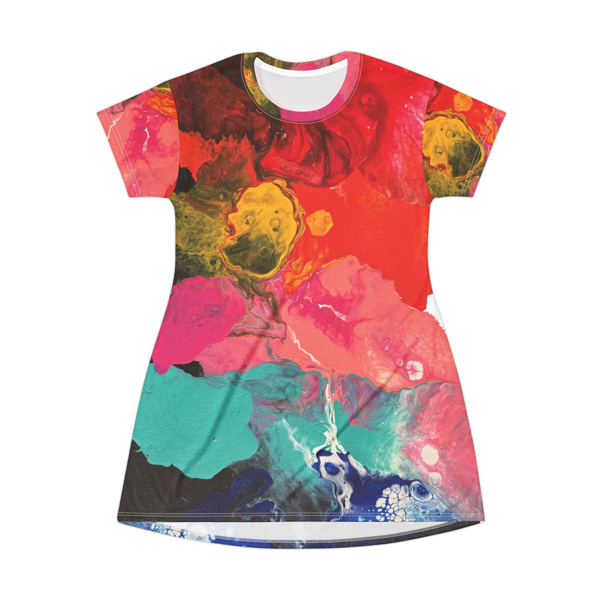 Radiant Ocean T-Shirt Dress