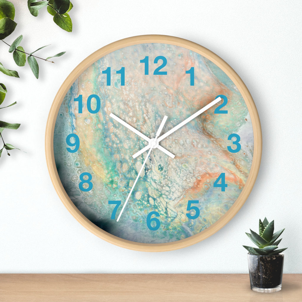 Coastal Dreams Wall Clock Home Décor