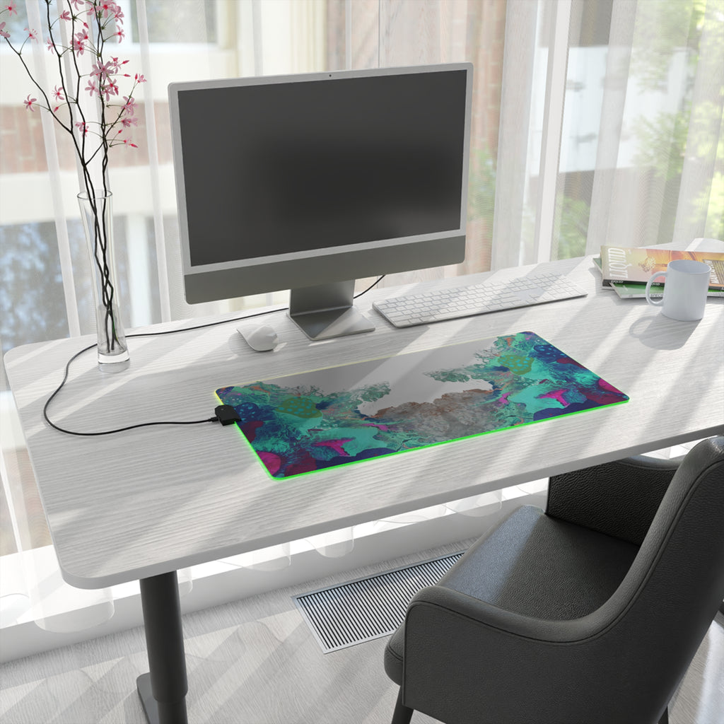Serenity Ocean LED Gaming Mouse Pad
