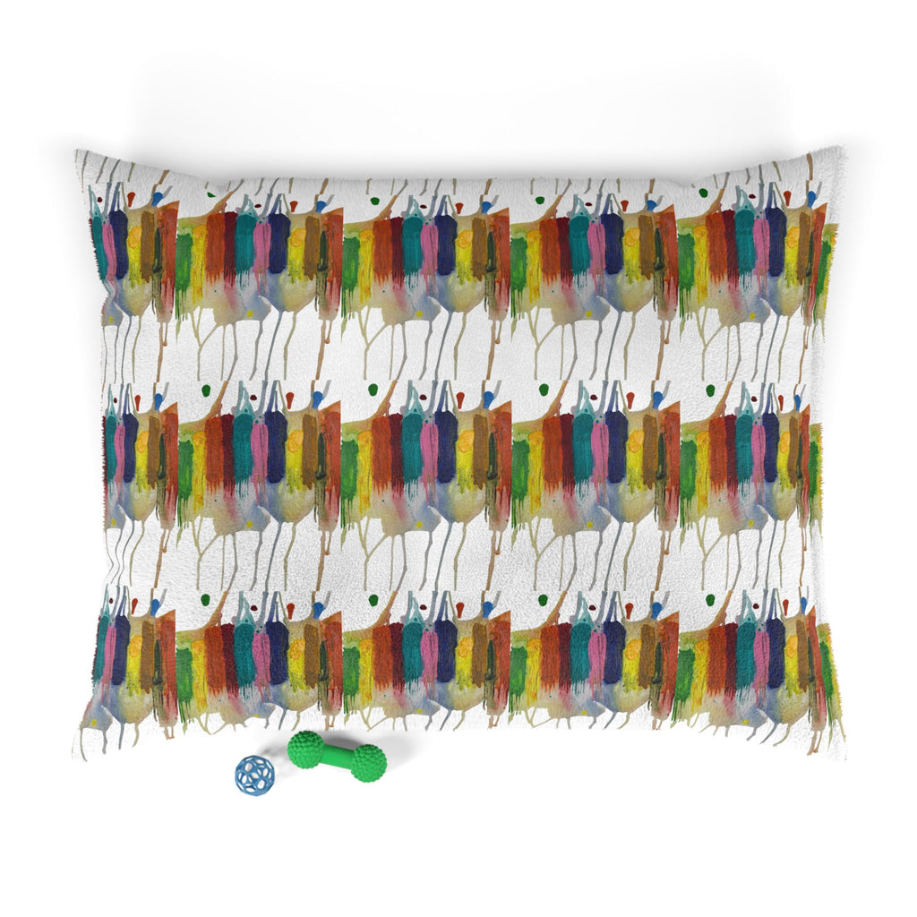 Crazy Brush Stroke Pet Bed