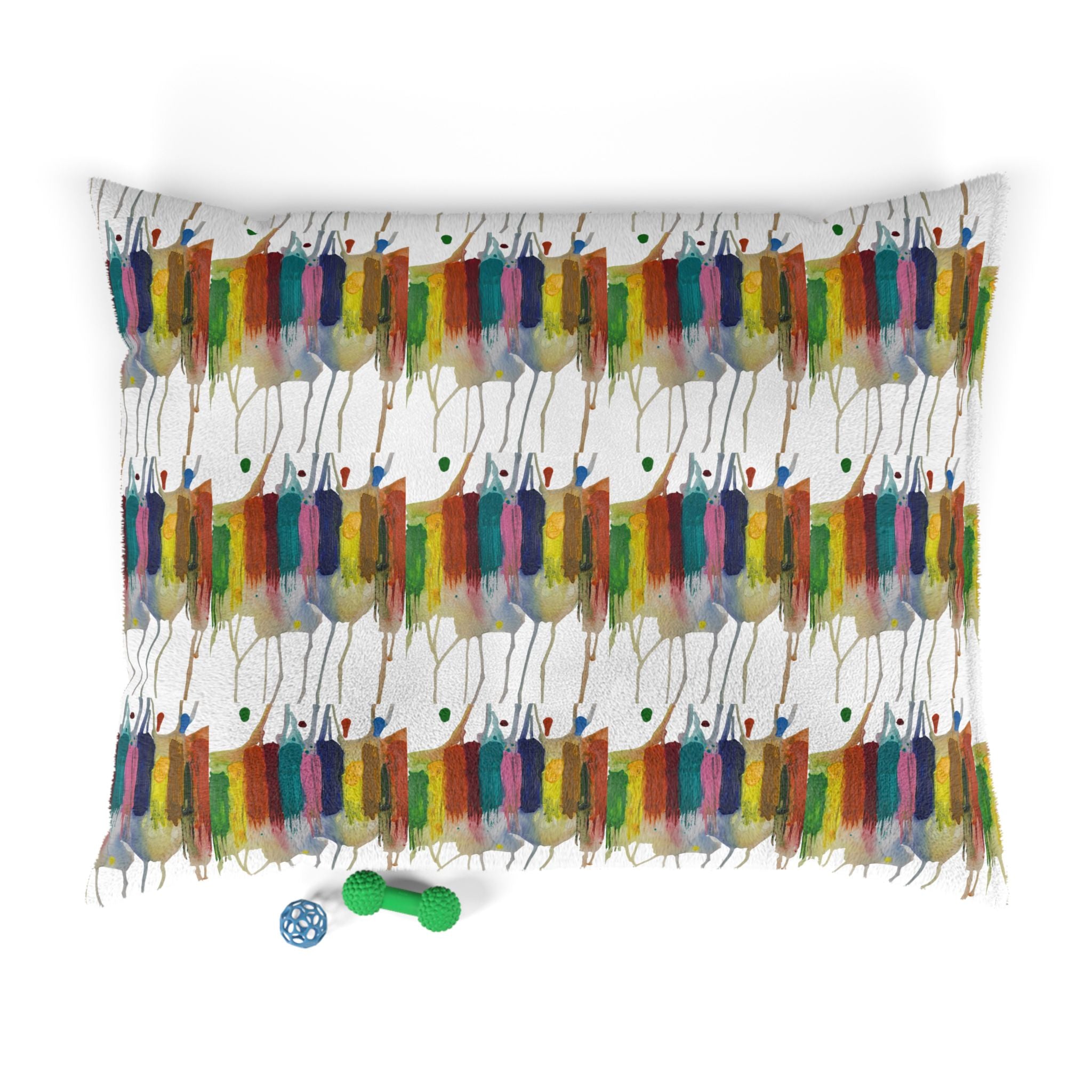 Crazy Brush Stroke Pet Bed