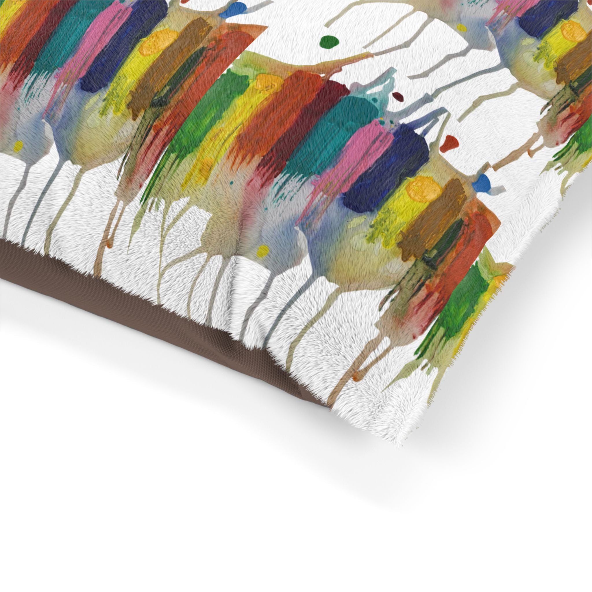Crazy Brush Stroke Pet Bed