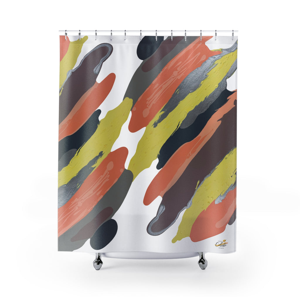 Urban Rhythm Shower Curtain