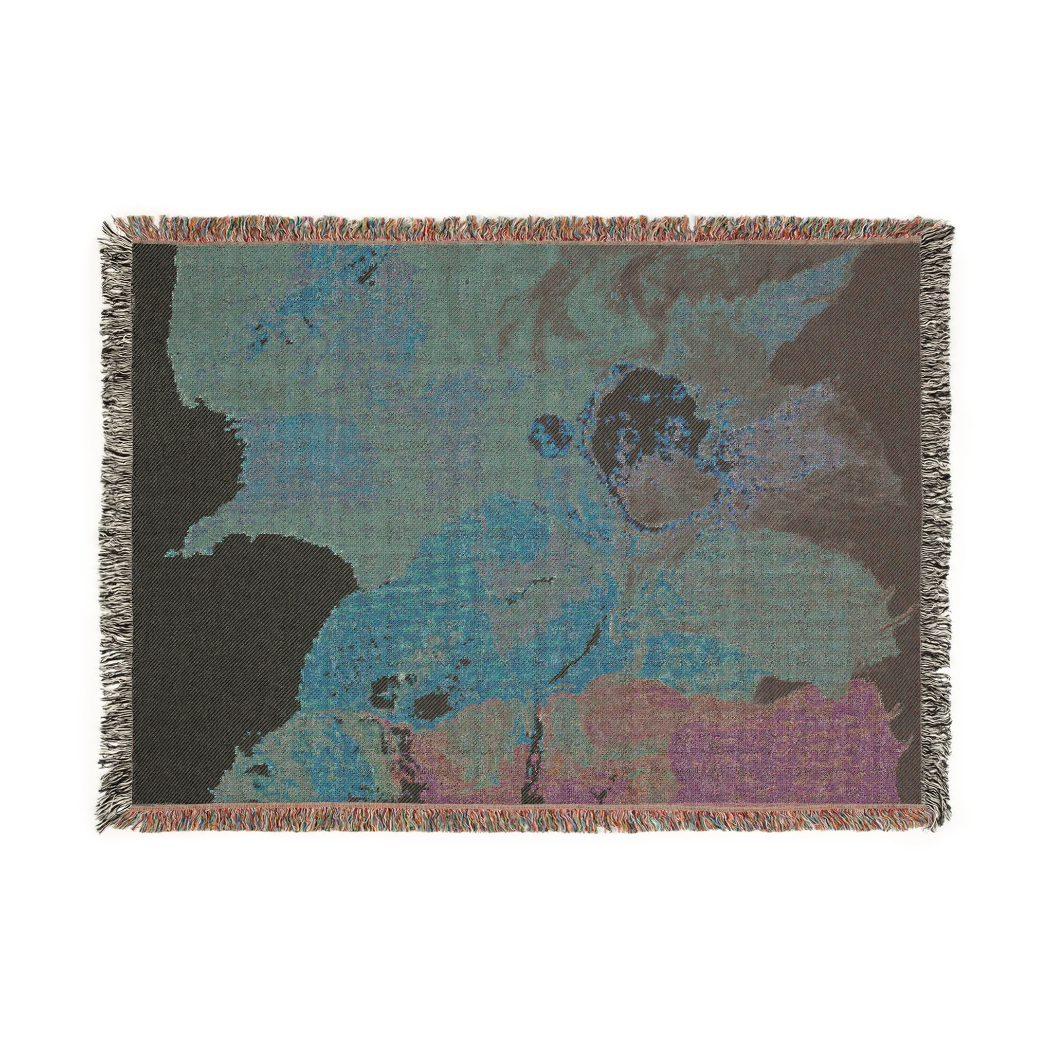 Radiant Ocean Woven Blanket