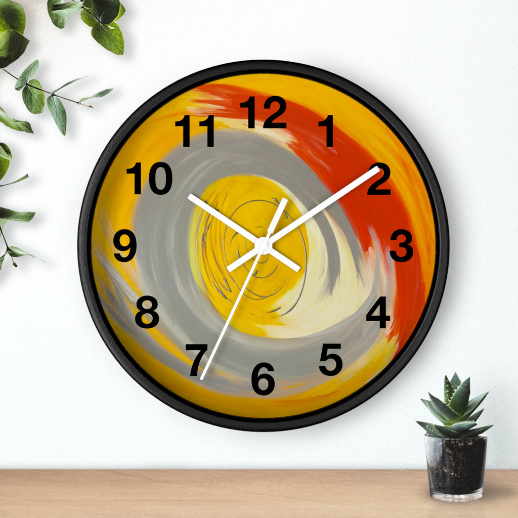 Radiant Orbit Wall Clock Home Décor