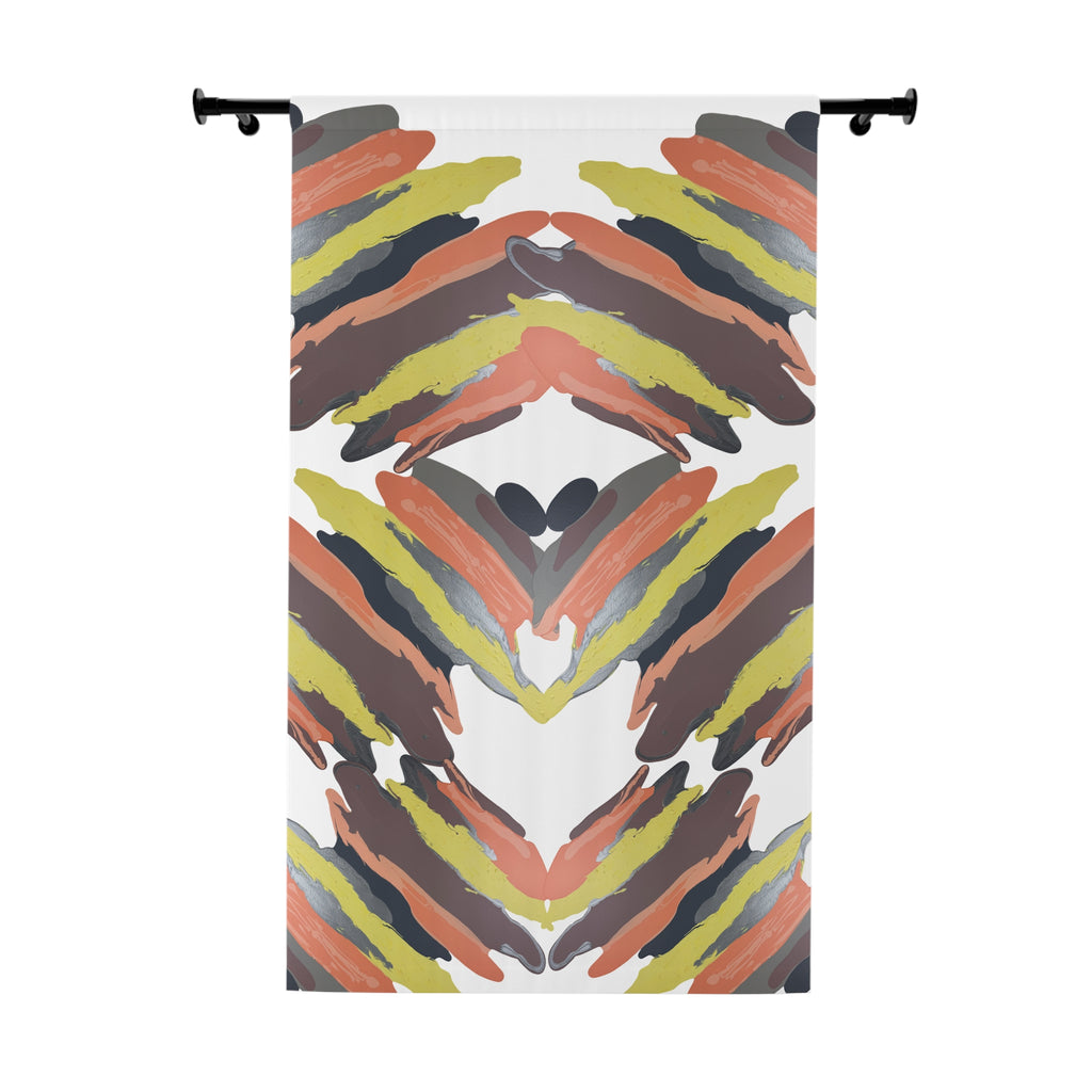 Urban Rhythm Art Curtain Panel