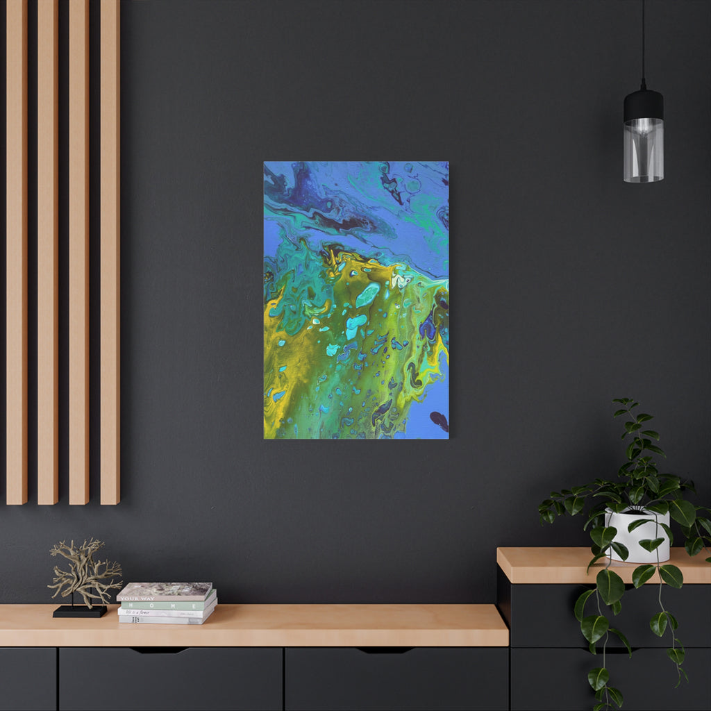 Golden Tides Matte Canvas Print