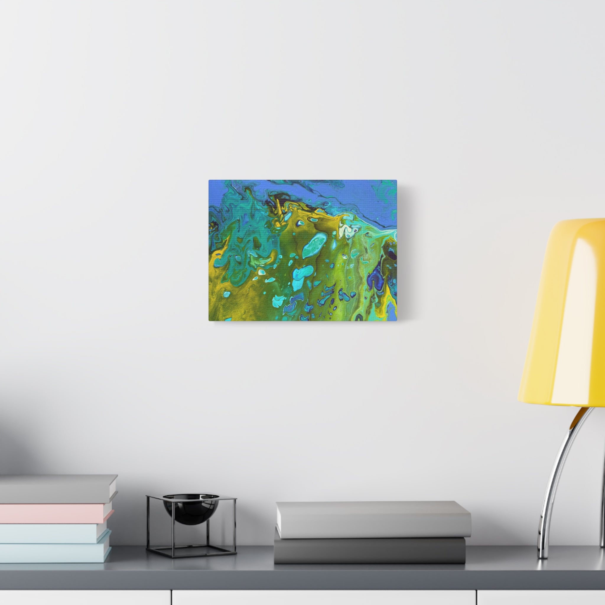 Golden Tides Matte Canvas Print
