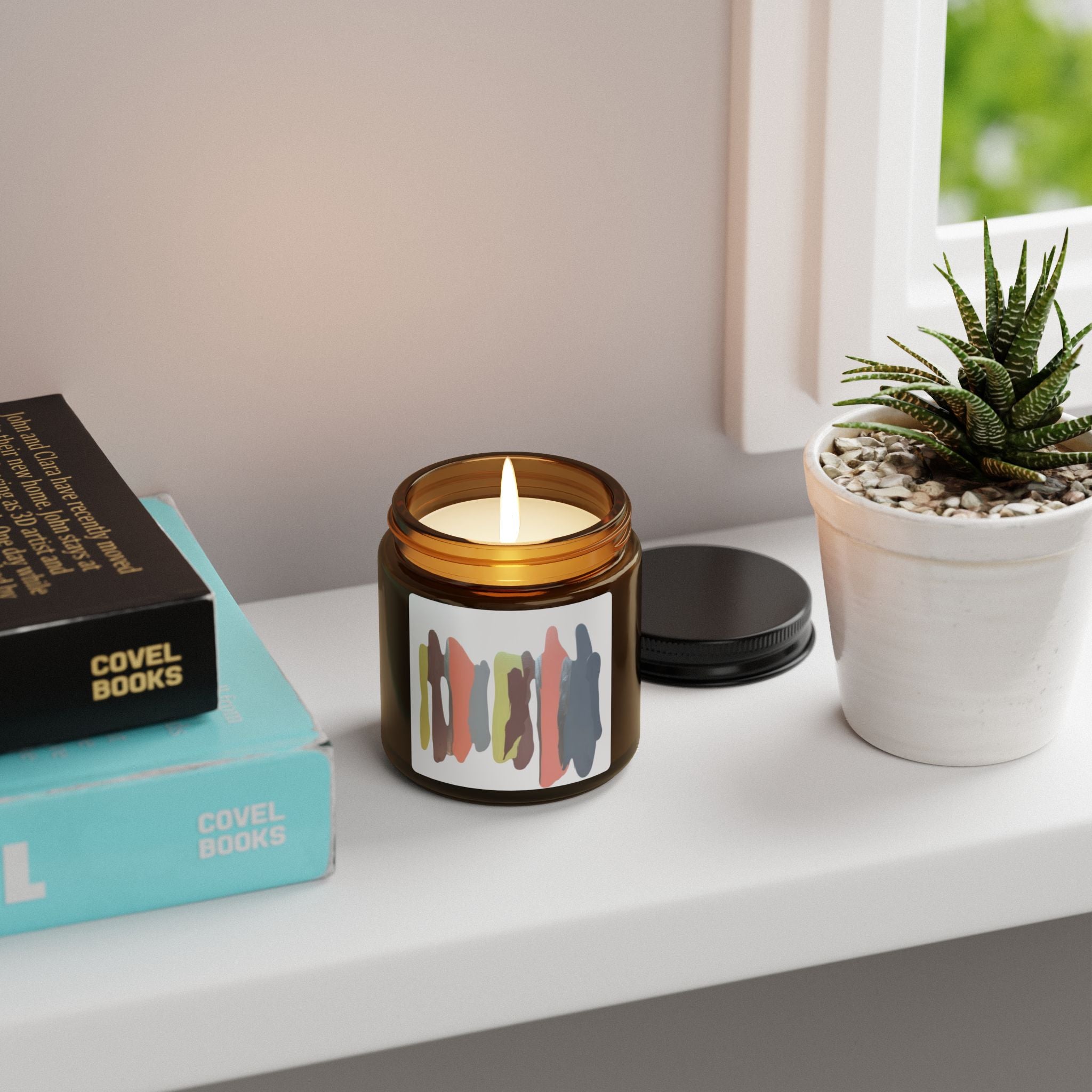Cinnamon sticks Soy Candle Amber Jar (Multi-Size)